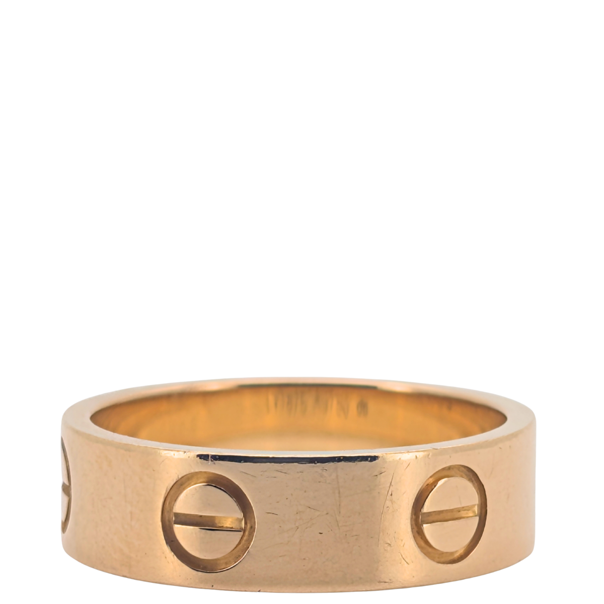 Cartier Love Ring Classic Model 18k Gold Size 53