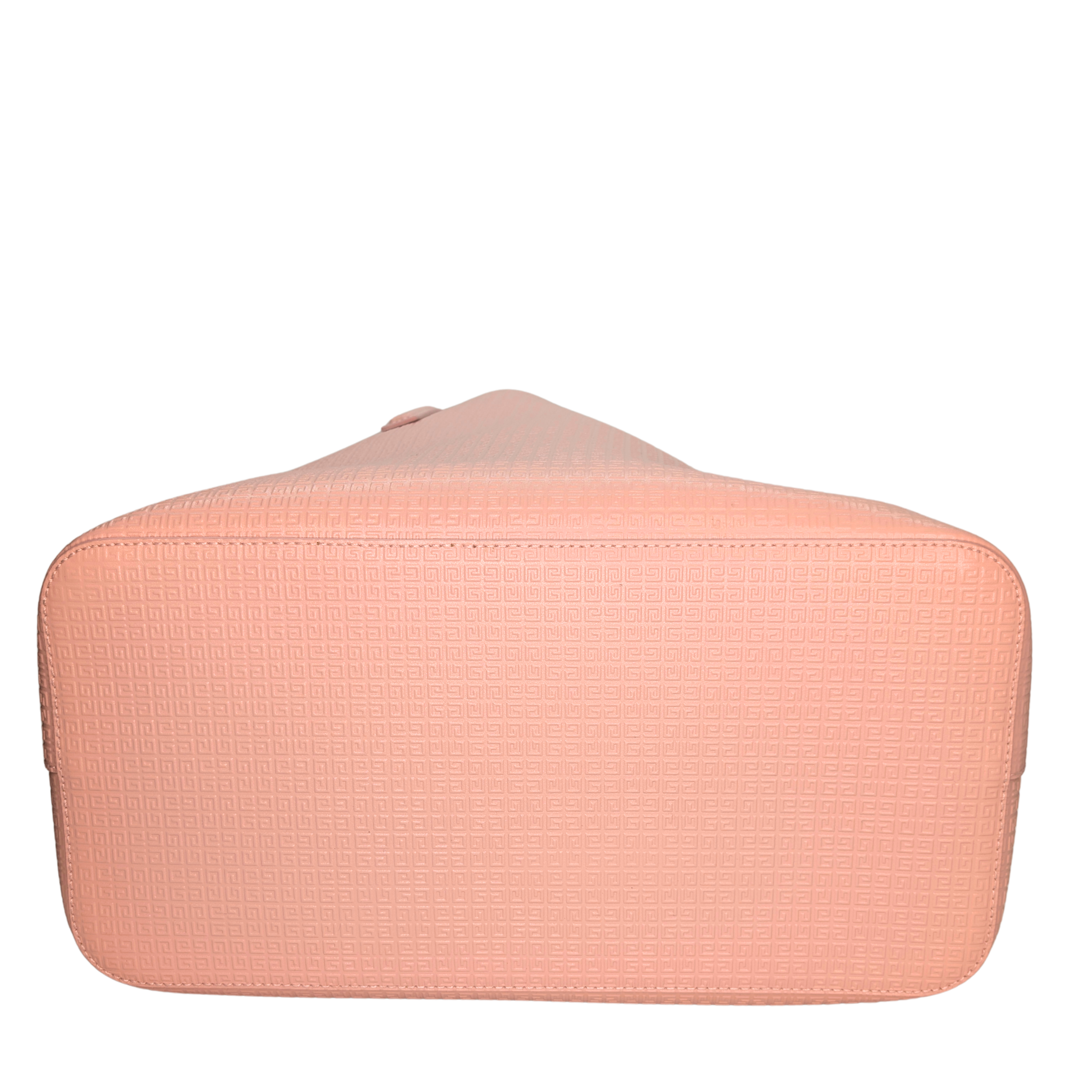 Givenchy Calfskin Logo Embossed Wing Shopper Tote Bag Blush Pink