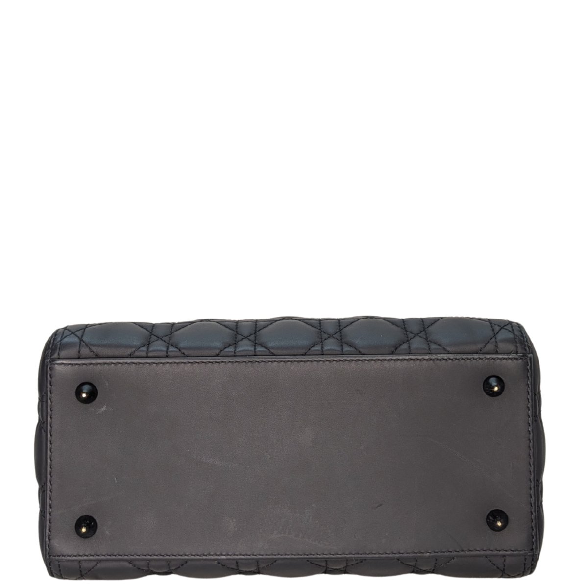 Dior Medium Lady Dior Cannage Black with Black Hardware