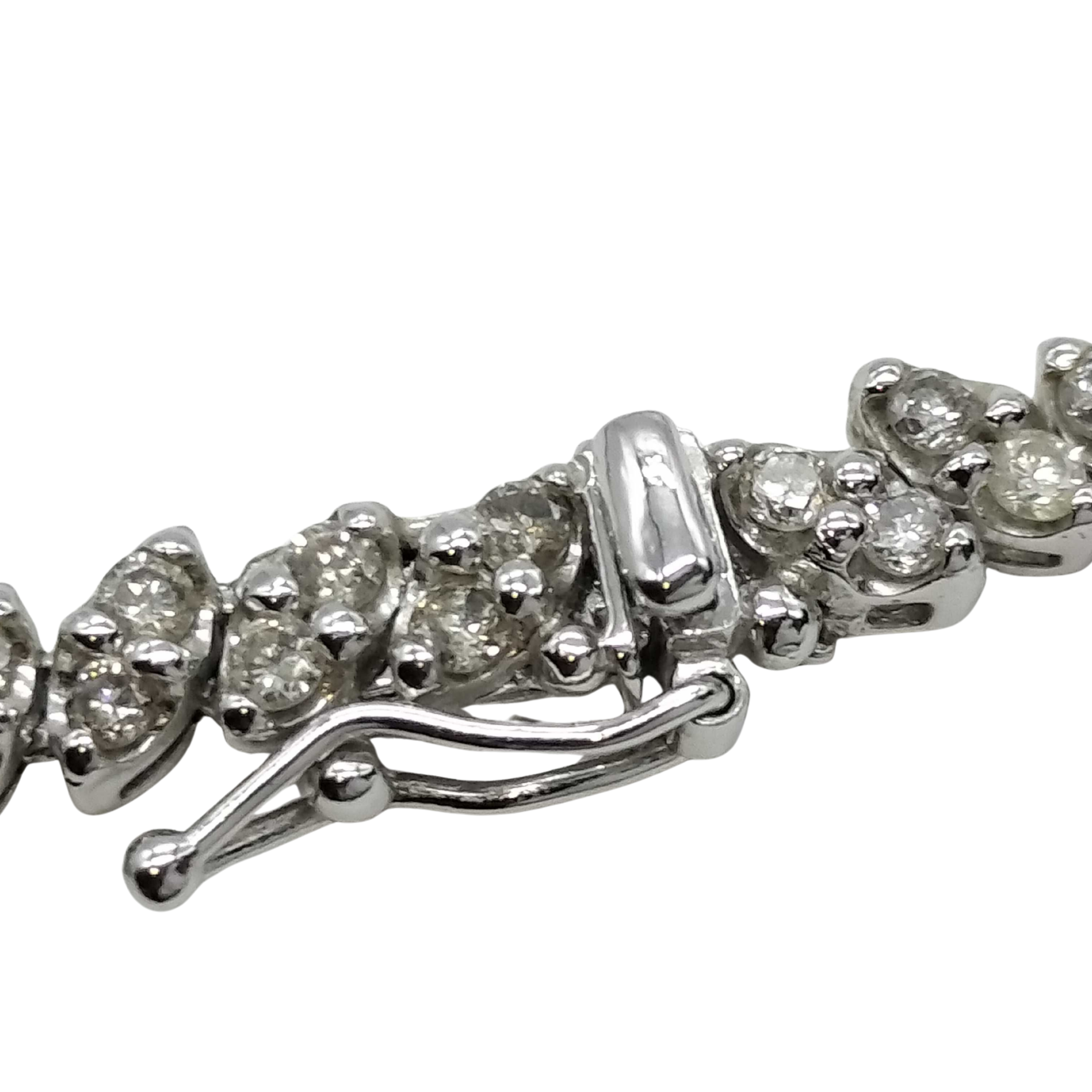 10.0ct Platinum Natural Round Brilliant Diamond Collar Necklace