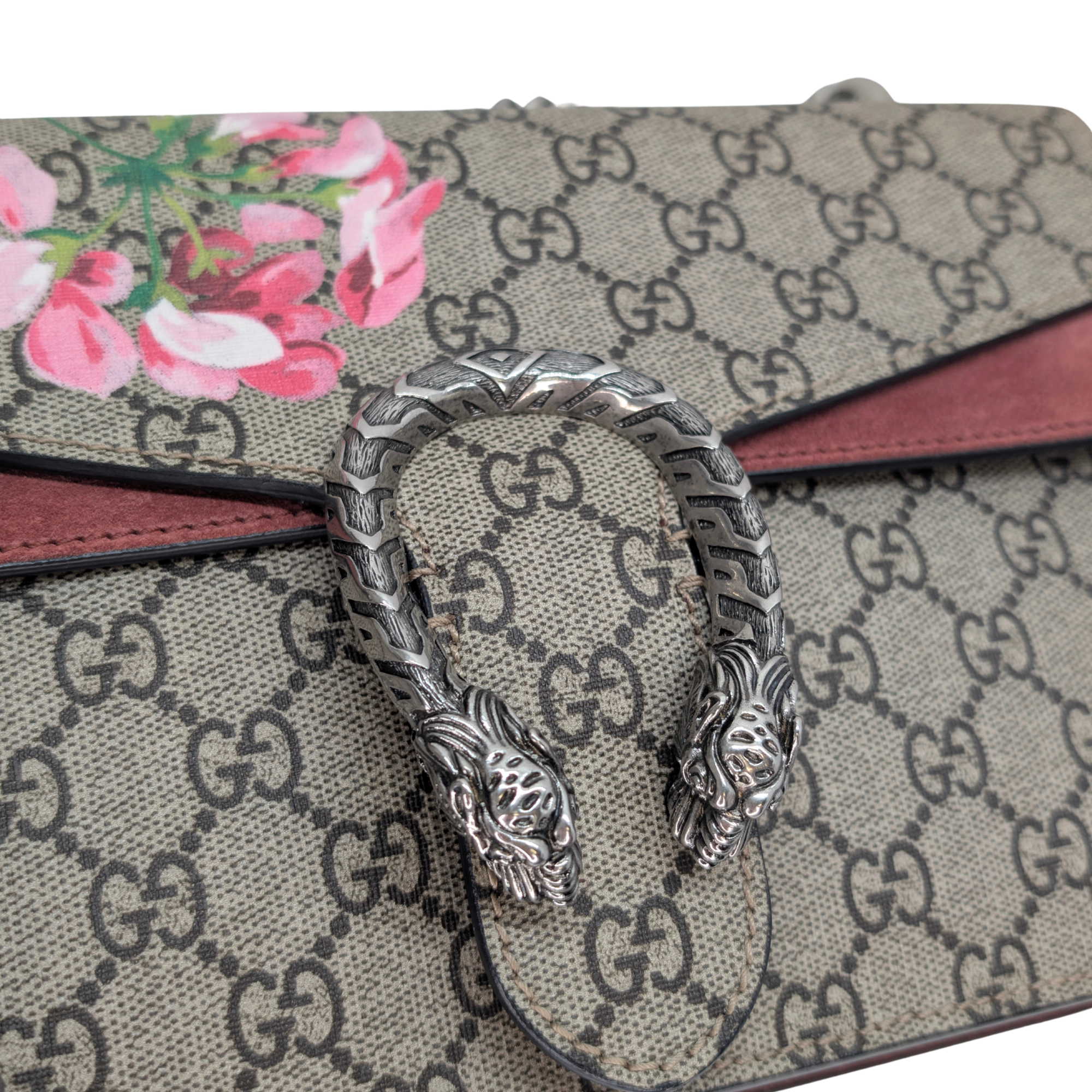 Gucci GG Supreme Blooms Small Dionysus Bag
