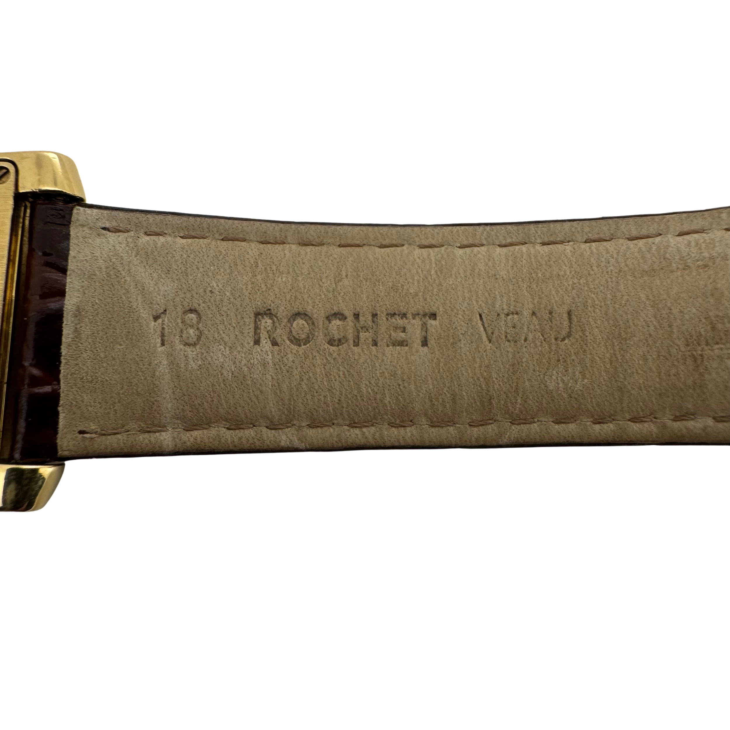 Cartier Tank 1821 Francaise 18k Gold Watch