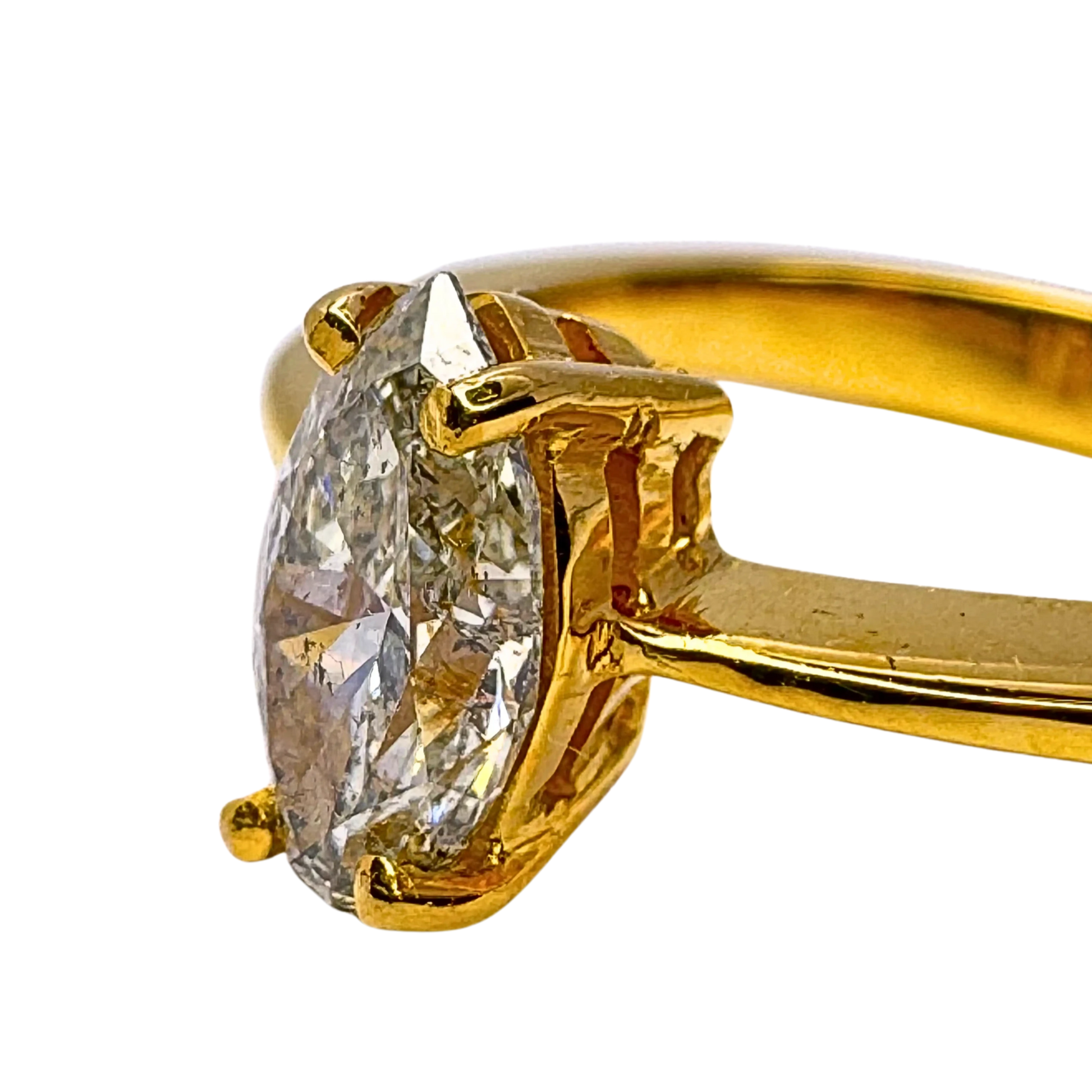 diamond, gold ring