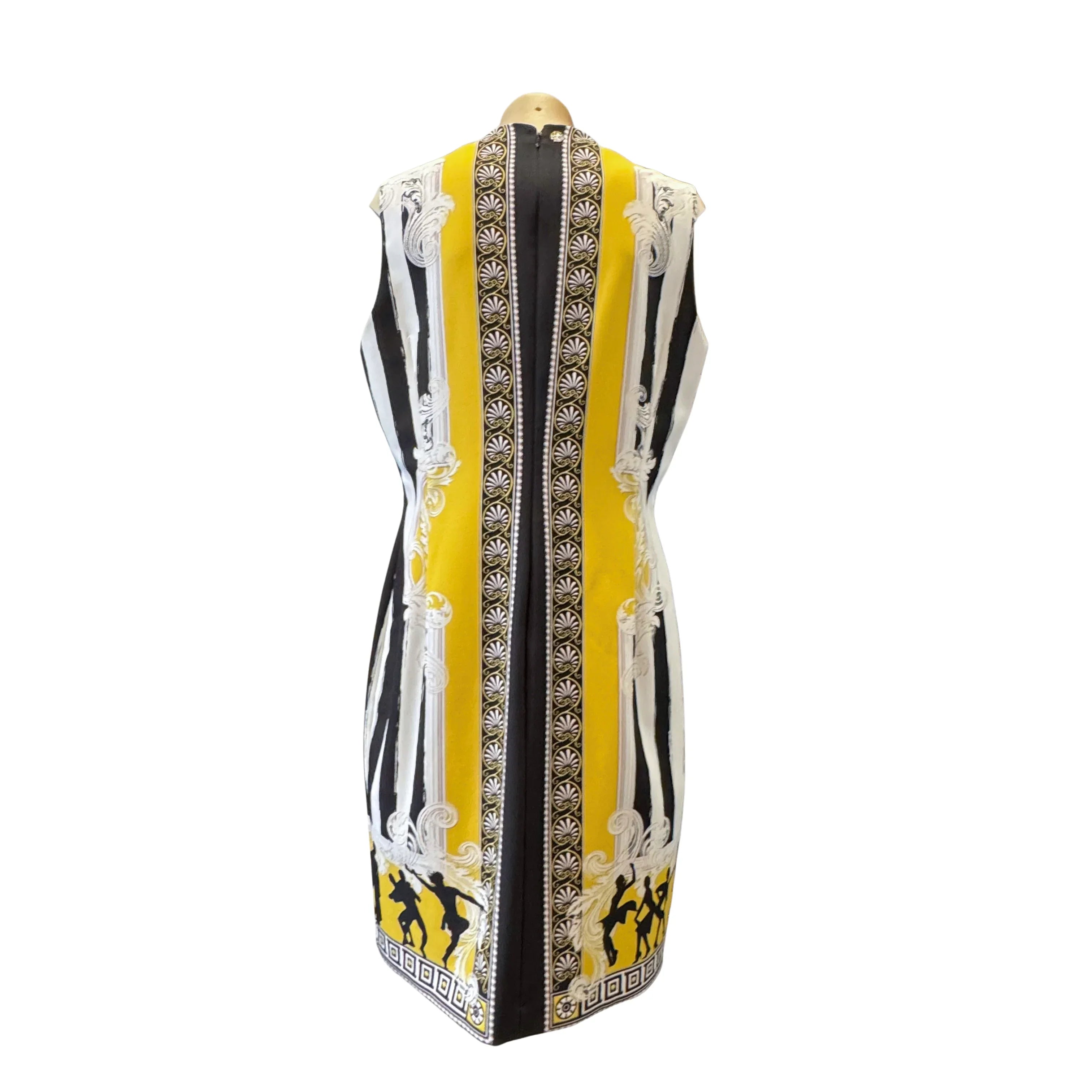 Versace Humbug Stripe Printed Shift Dress 48