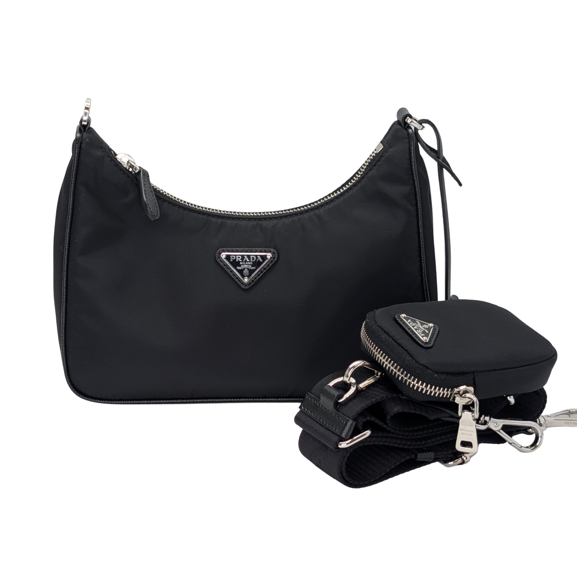 Prada Re-Edition 2005 Re-Nylon Bag Black