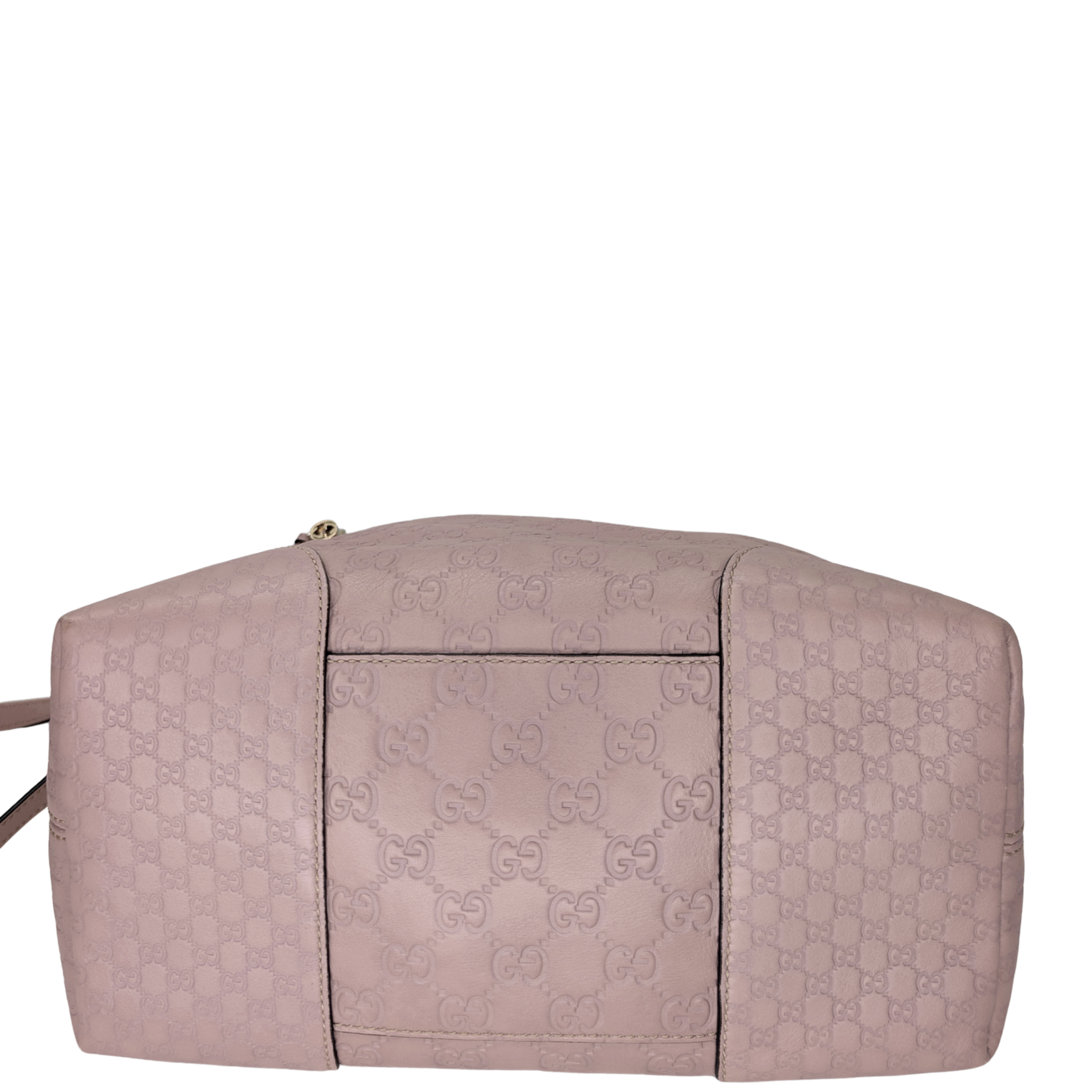 Gucci Guccissima Medium Bree Foldover Tote Soft Pink