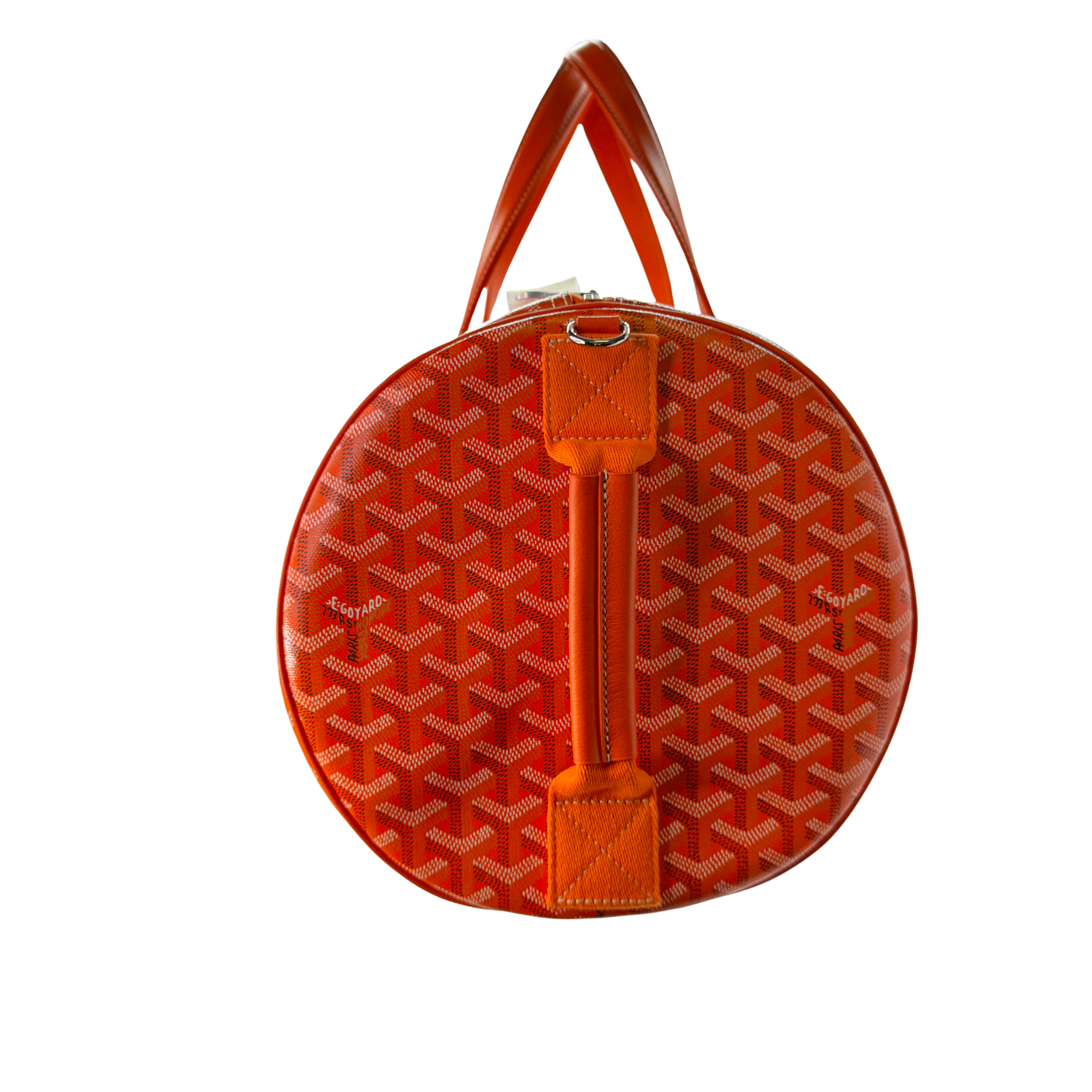 Goyard Orange Barrel 40 Sports Bag