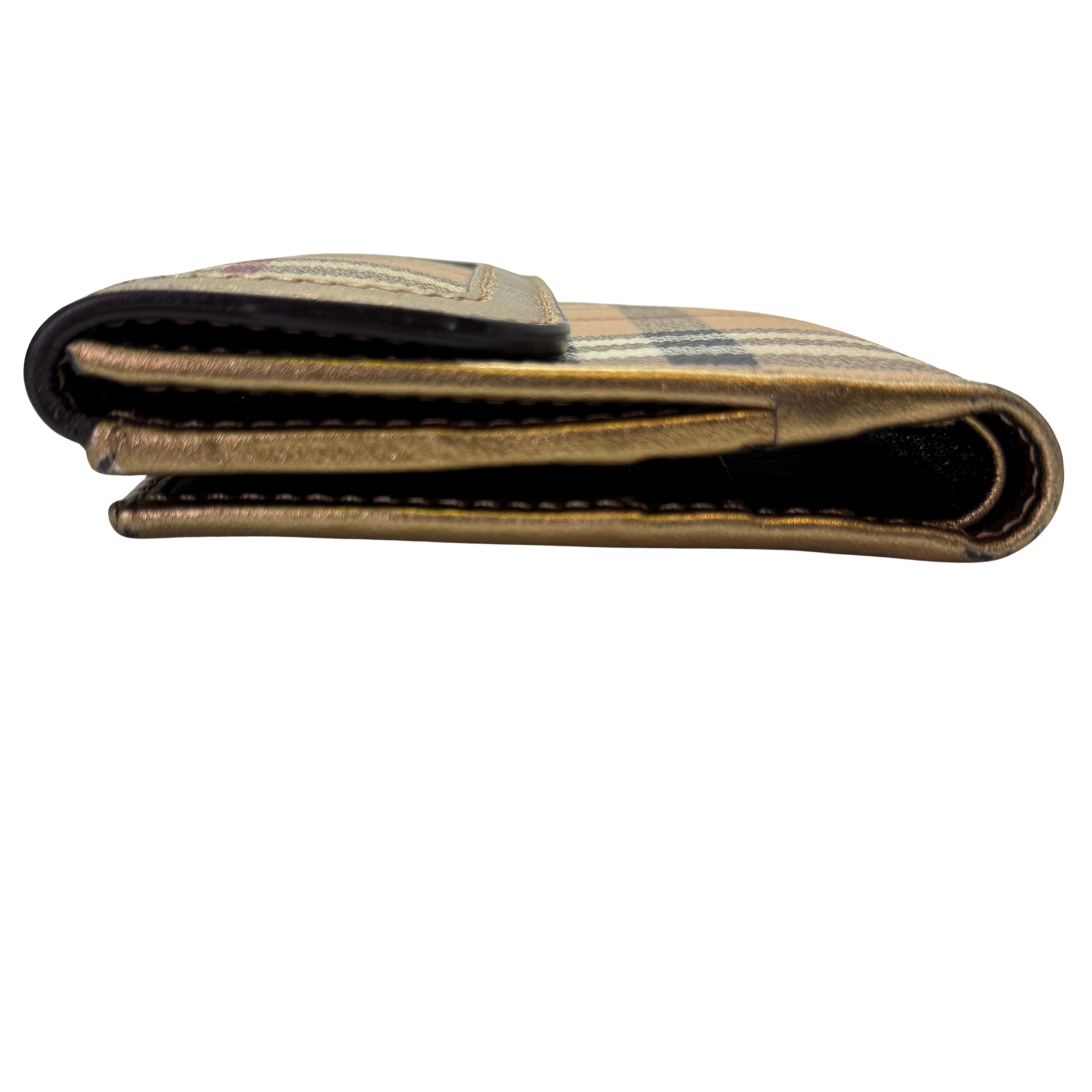 Burberry Wallet Leather Beige