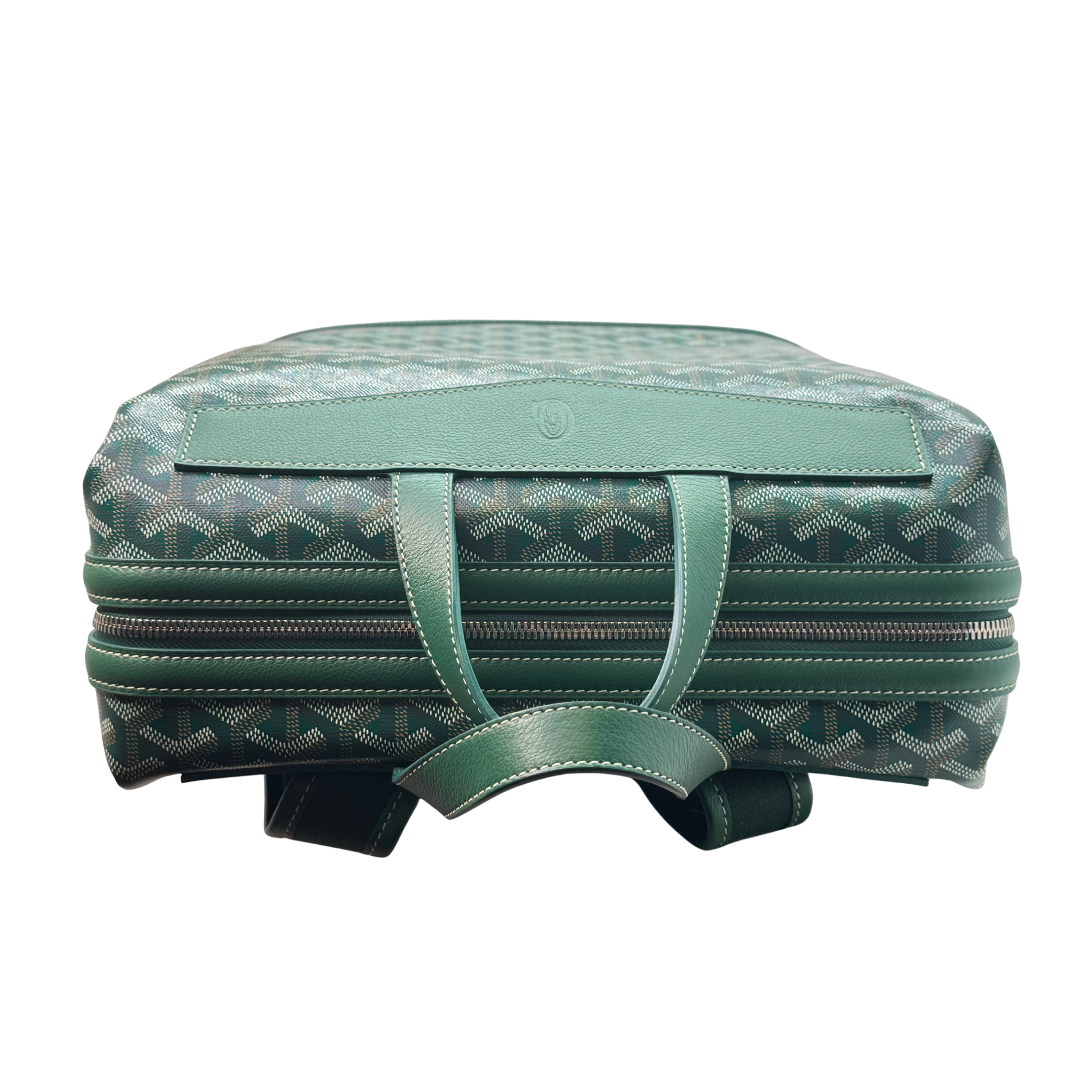 Goyard Cisalpin Backpack Bag Coated Canvas Green