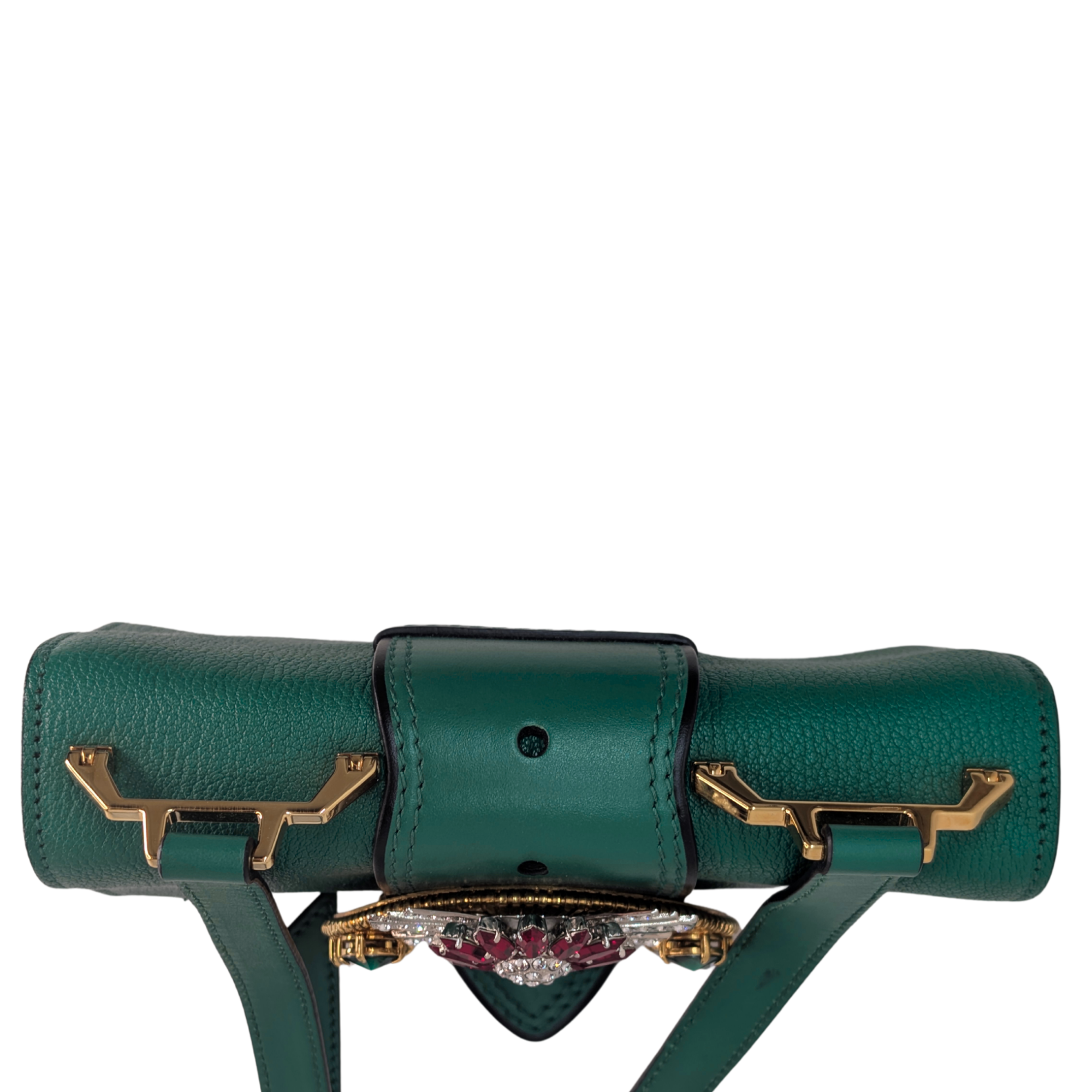 Miu Miu Madras Crystal Embellished Crossbody Bag