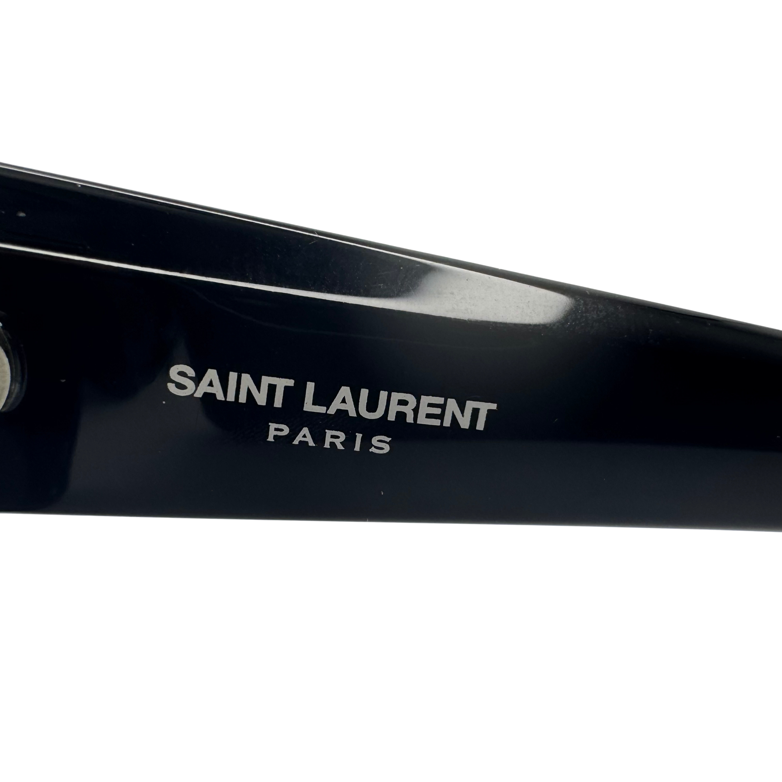 Yves Saint Laurent SL 552 001 Black Cat-Eye Sunglasses