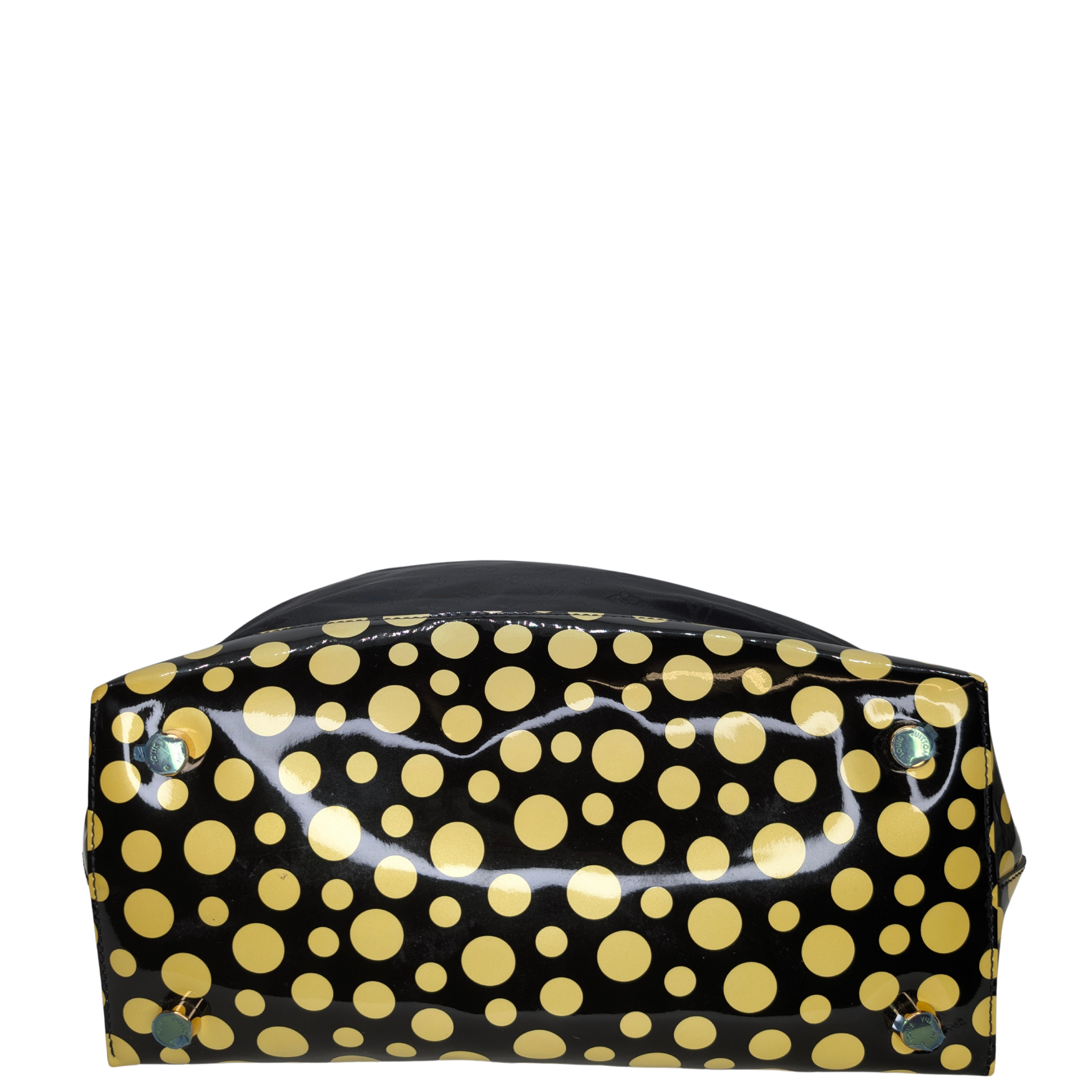 Louis Vuitton X Yayoi Kusama Monogram Nylon Infinity Dots Lockit Bag MM