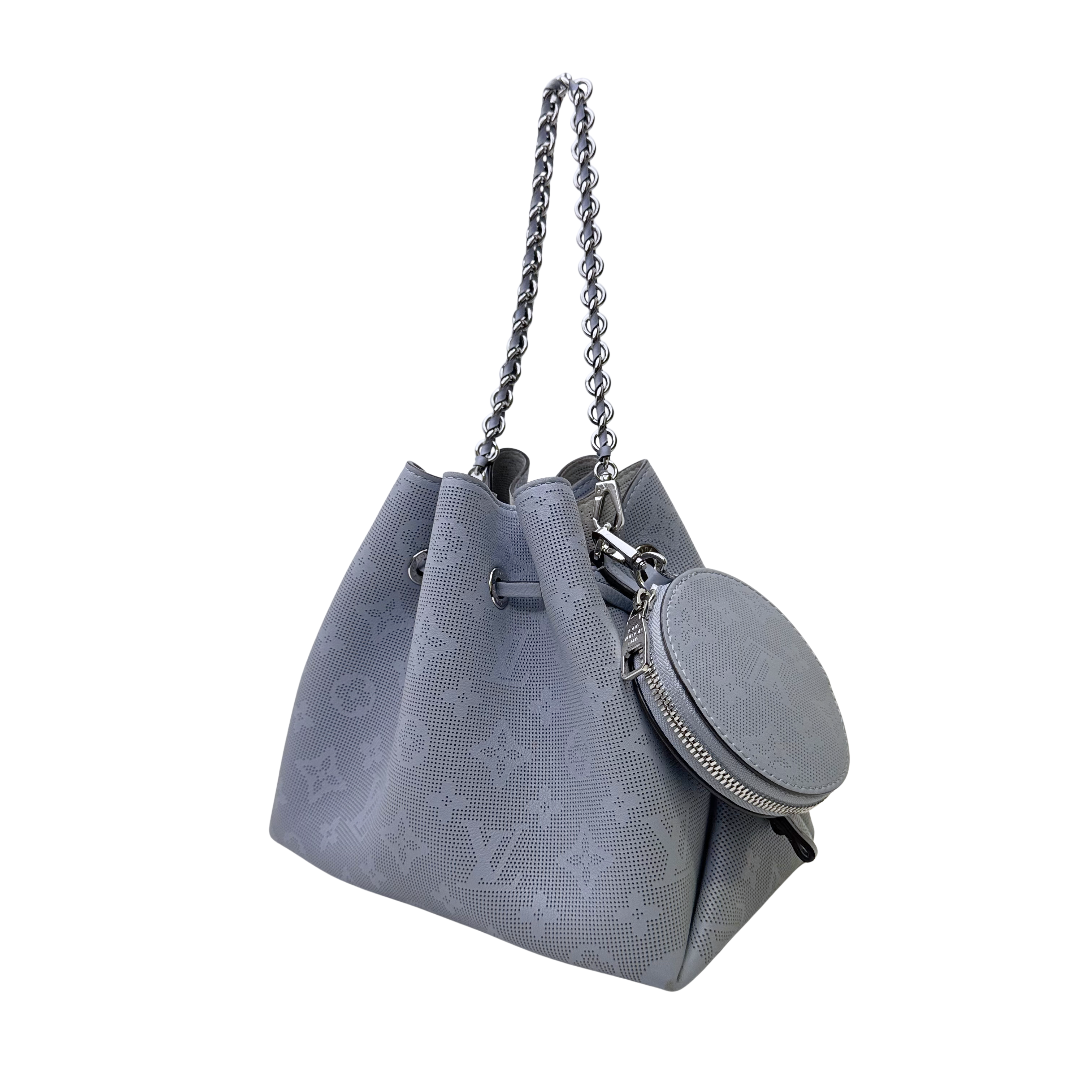 Louis Vuitton Bella Mahina Bag Leather Olympe Blue