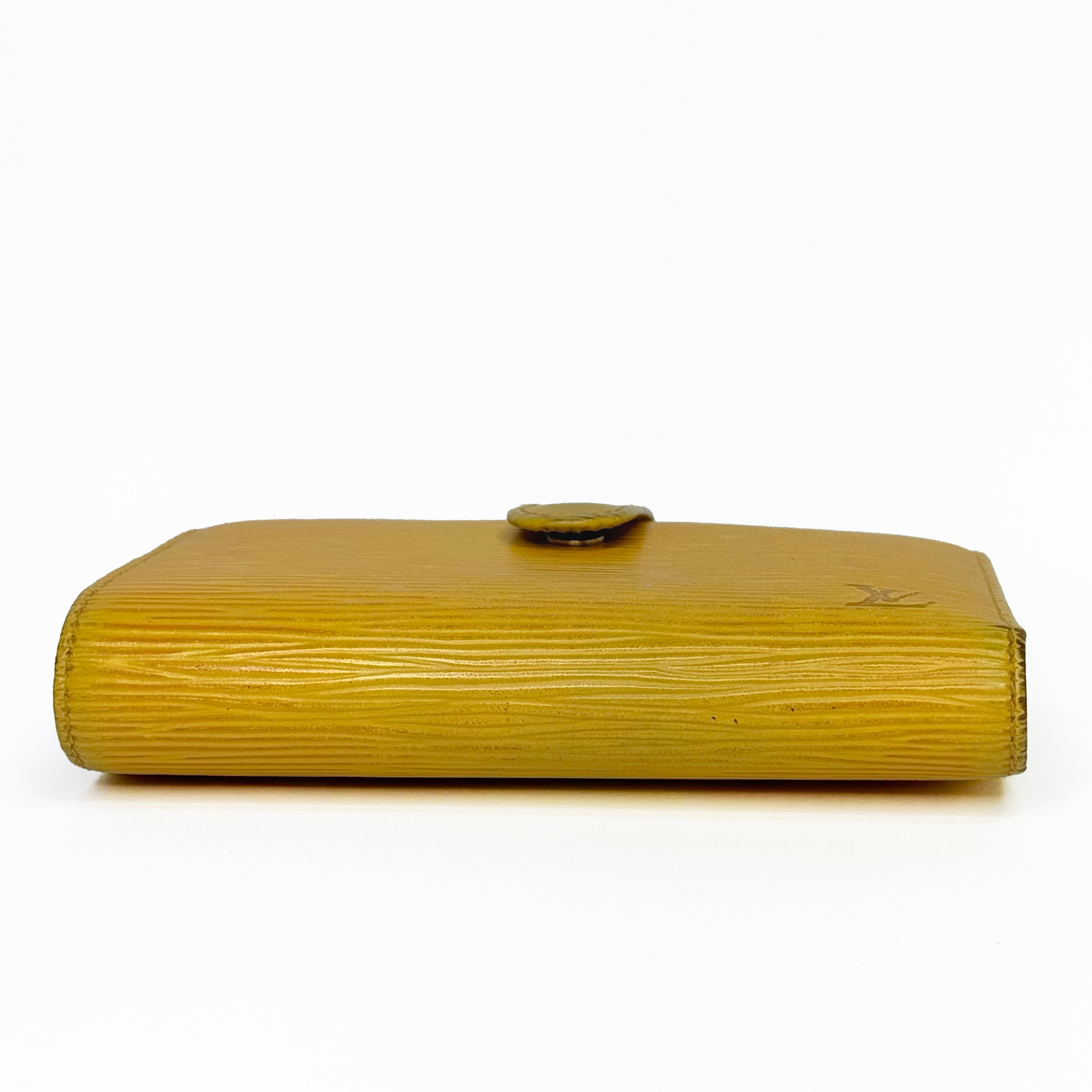 Louis Vuitton Epi Leather Long Wallet Yellow