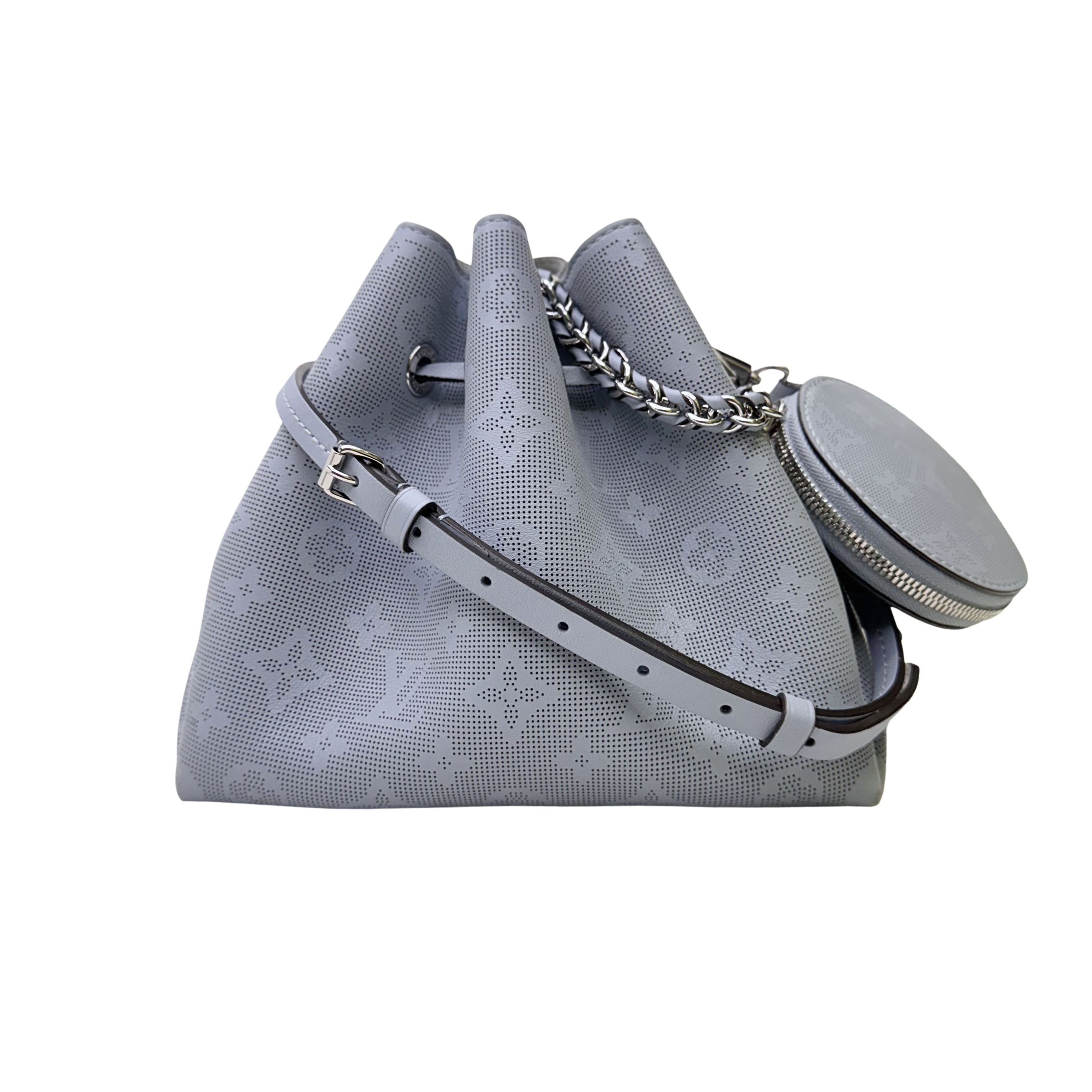 Louis Vuitton Bella Mahina Bag Leather Olympe Blue