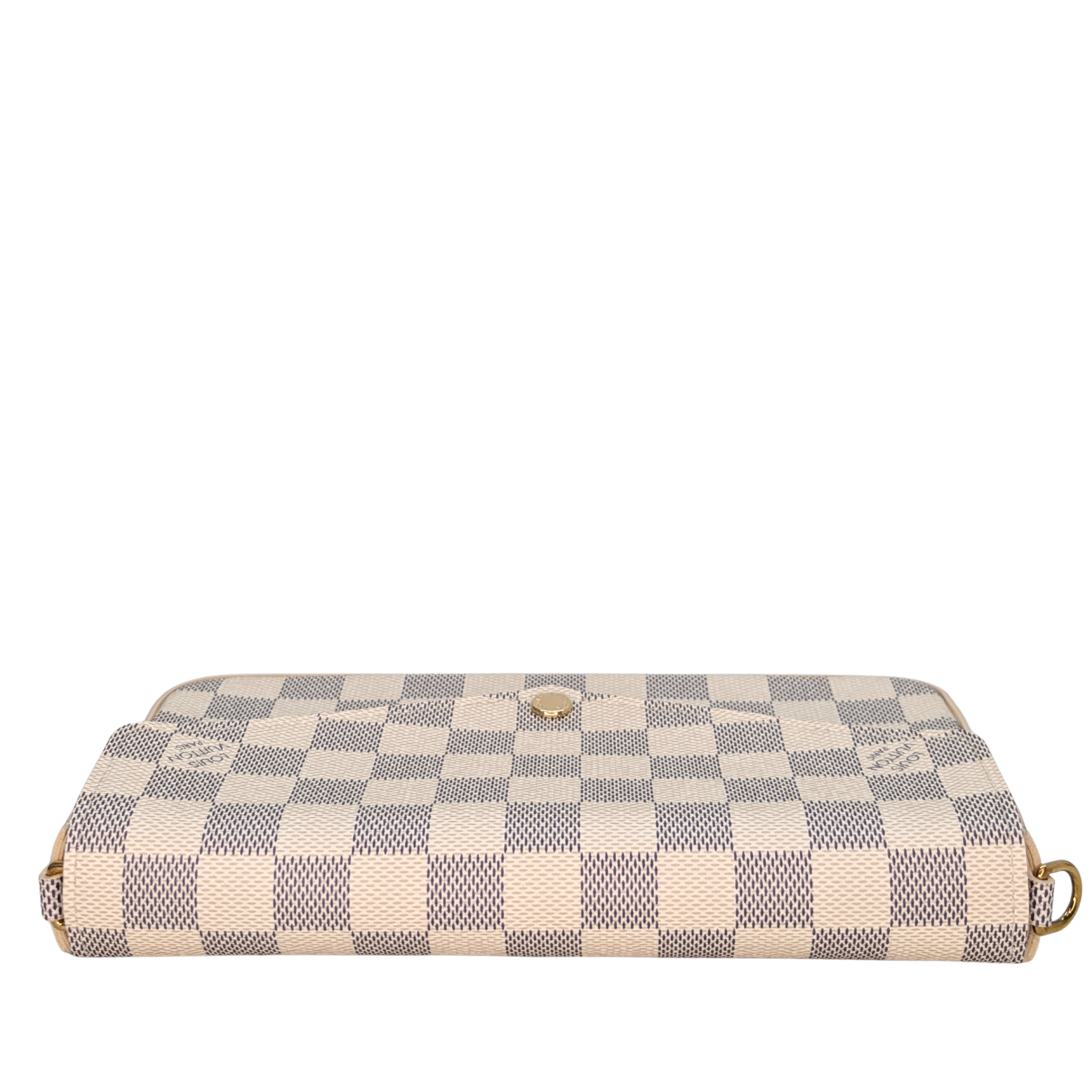 Louis Vuitton Félicie Damier Azur Wallet on Chain