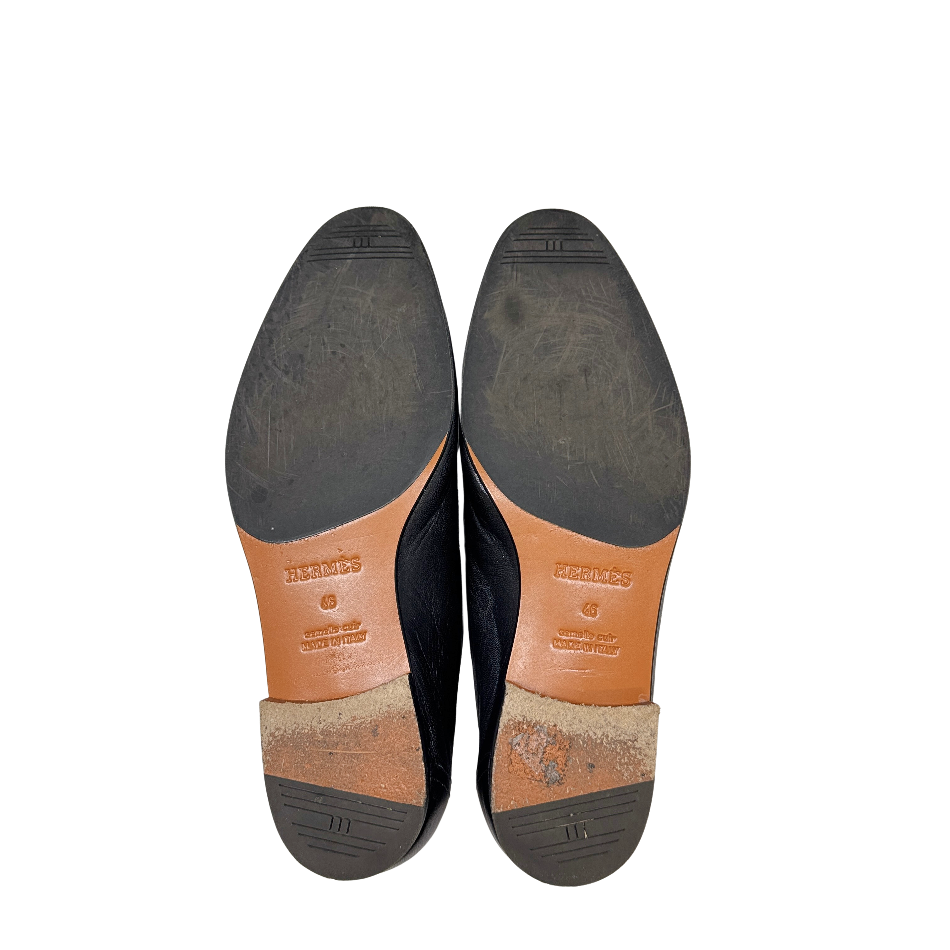 Hermès Paris Loafer Mens Black 46