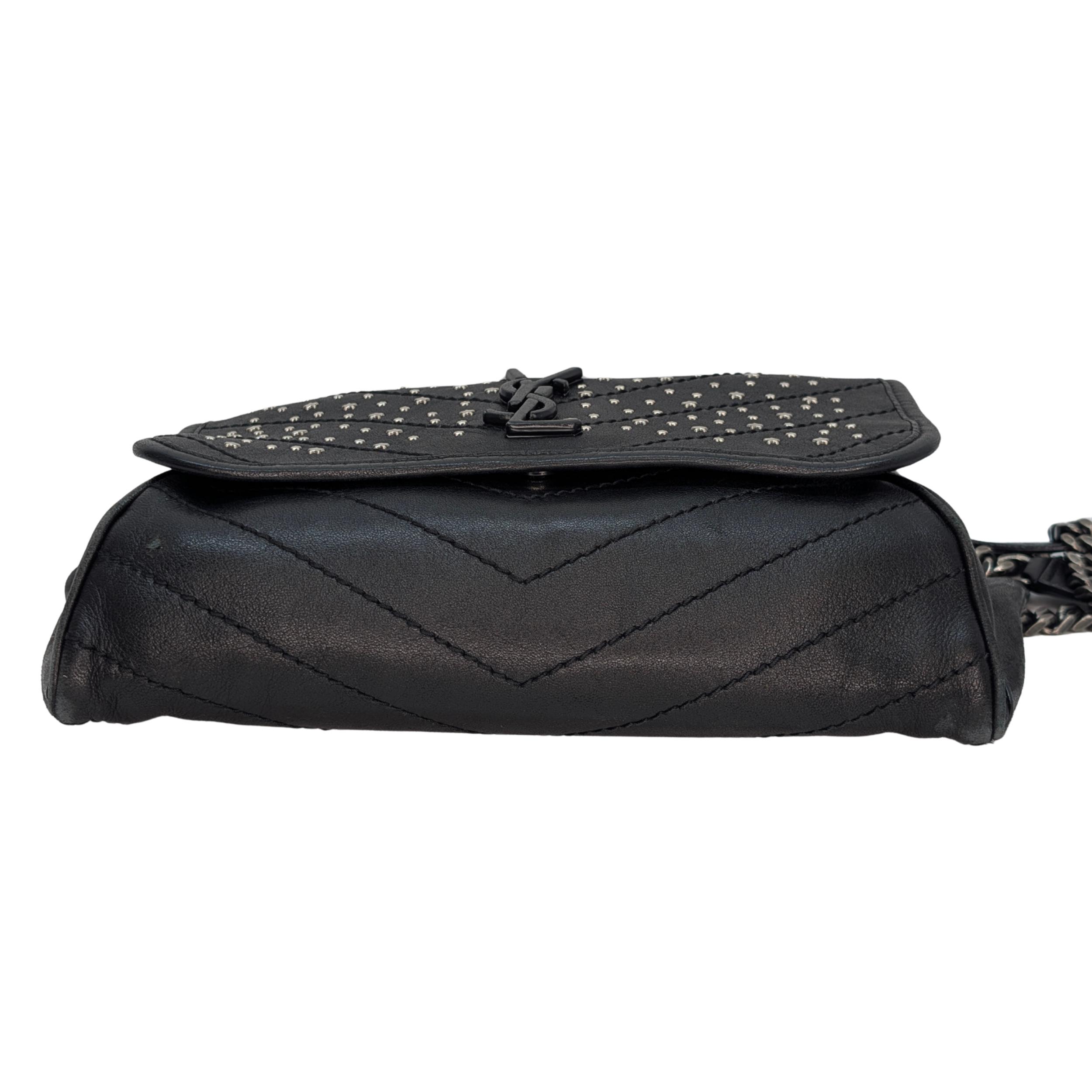 Yves Saint Laurent Niki Stardust studded Bag Black