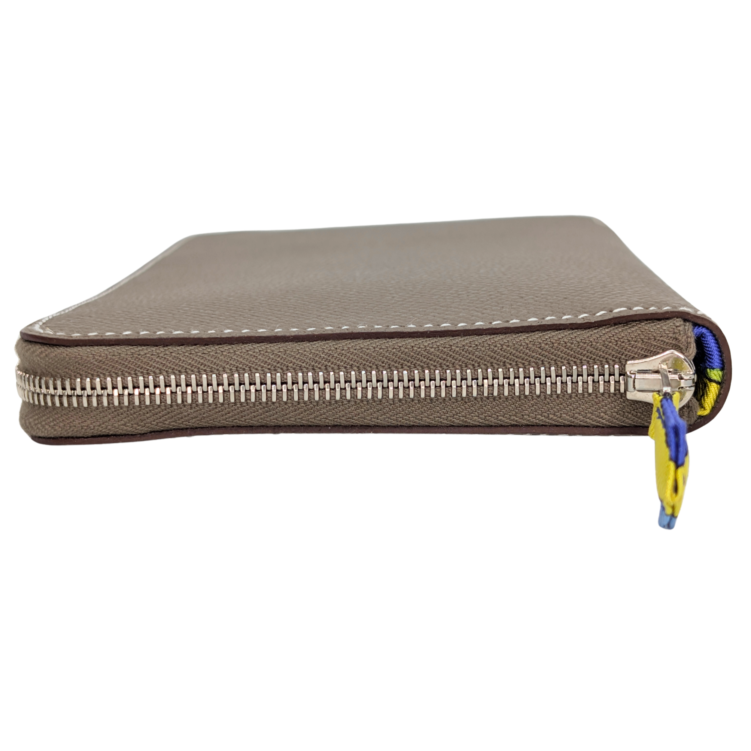 Hermes Silk'In Classique long wallet Epsom étoupe