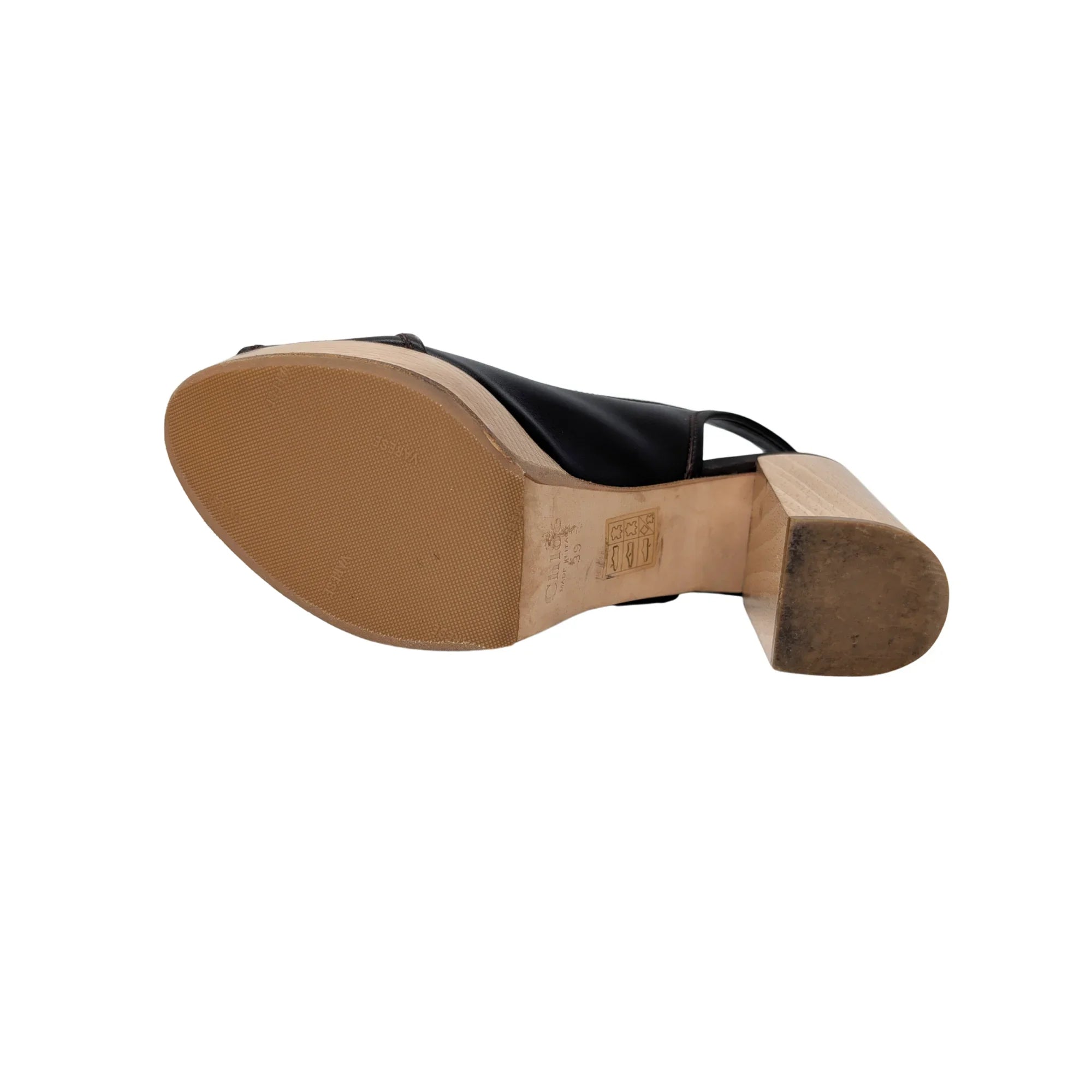 Chloé Slingback Heels Brown 39 - Lost Designer