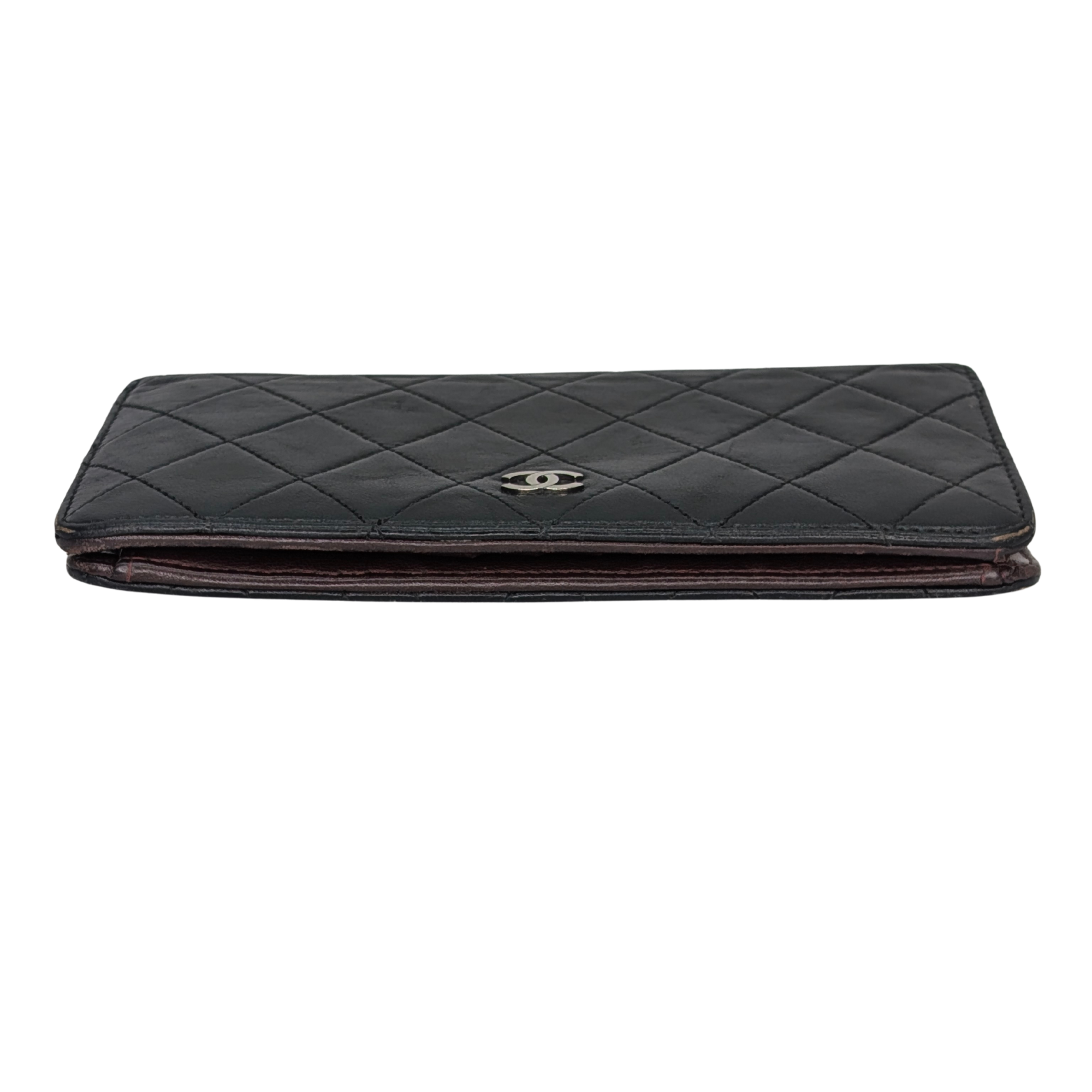 Chanel Lambskin Leather Wallet Black