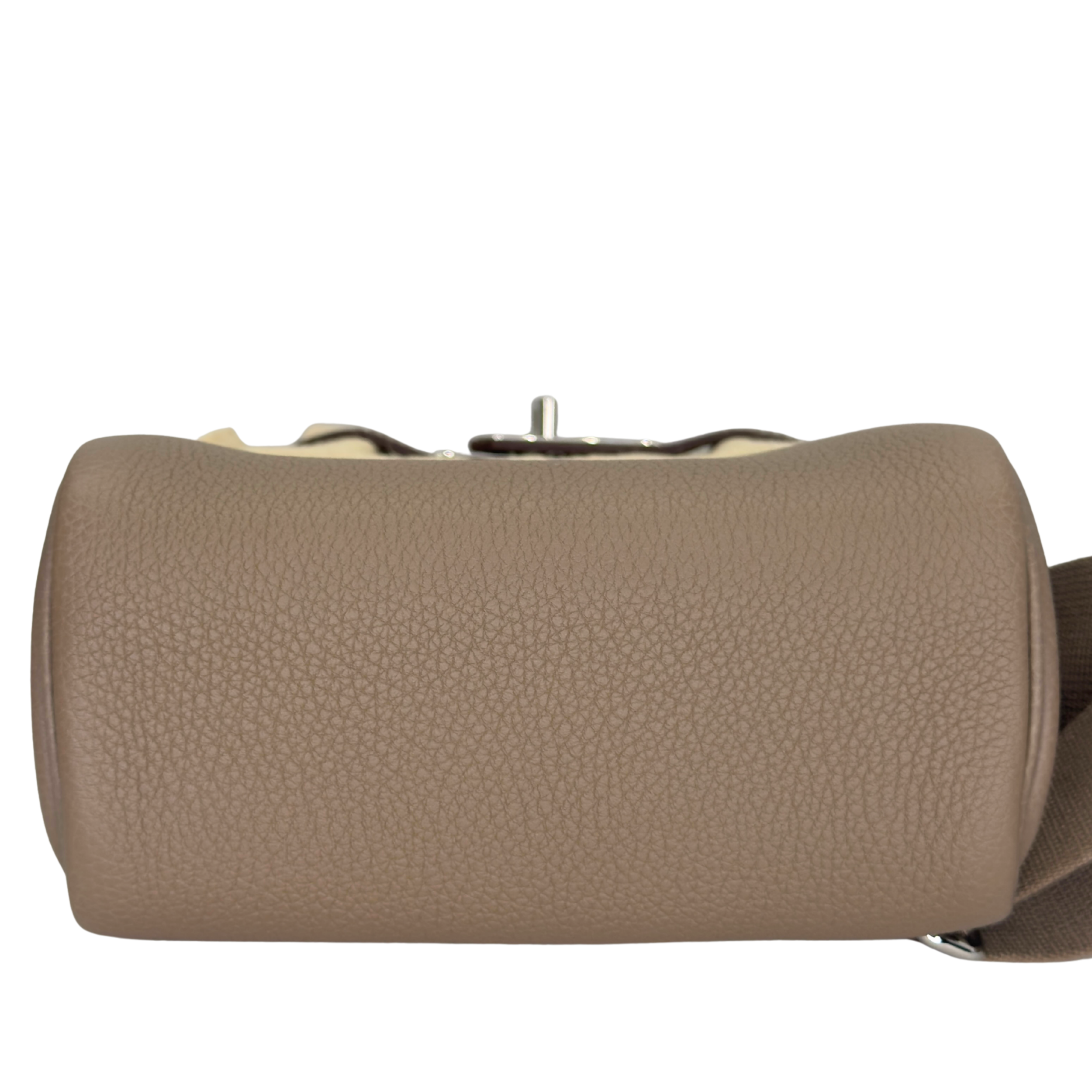 Hermes Hac a Dos PM Backpack Togo Etoupe SHW Stamp K