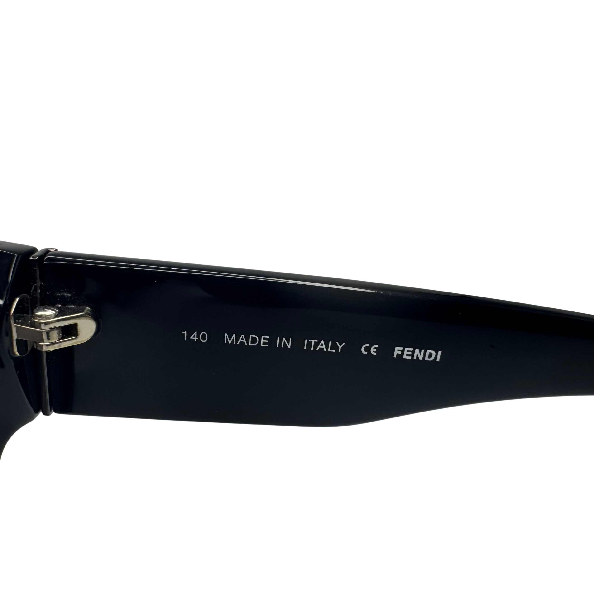 Fendi FS474M 001 Black Square Sunglasses