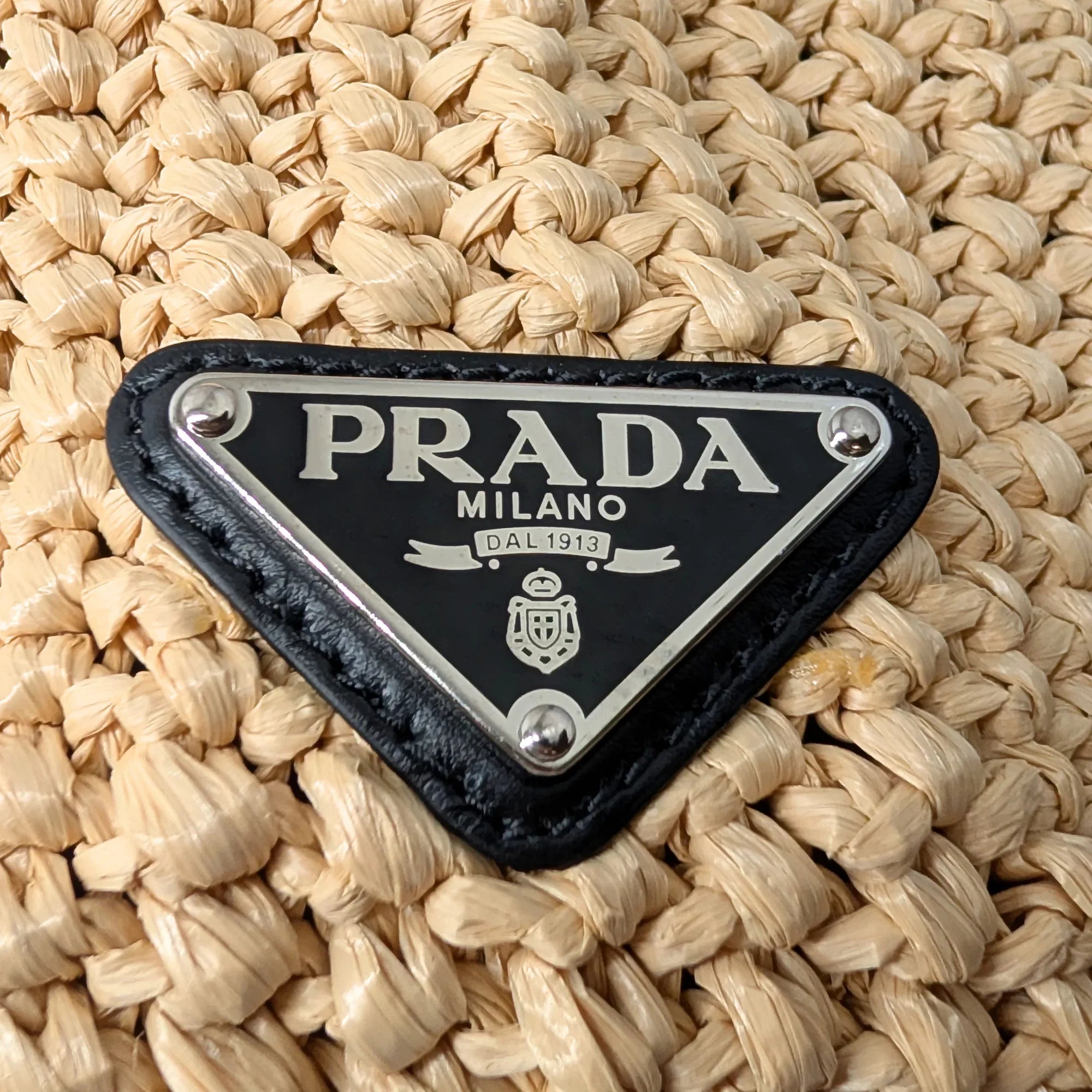 Prada Large Crochet Shopping Tote Bag - Lost Designer