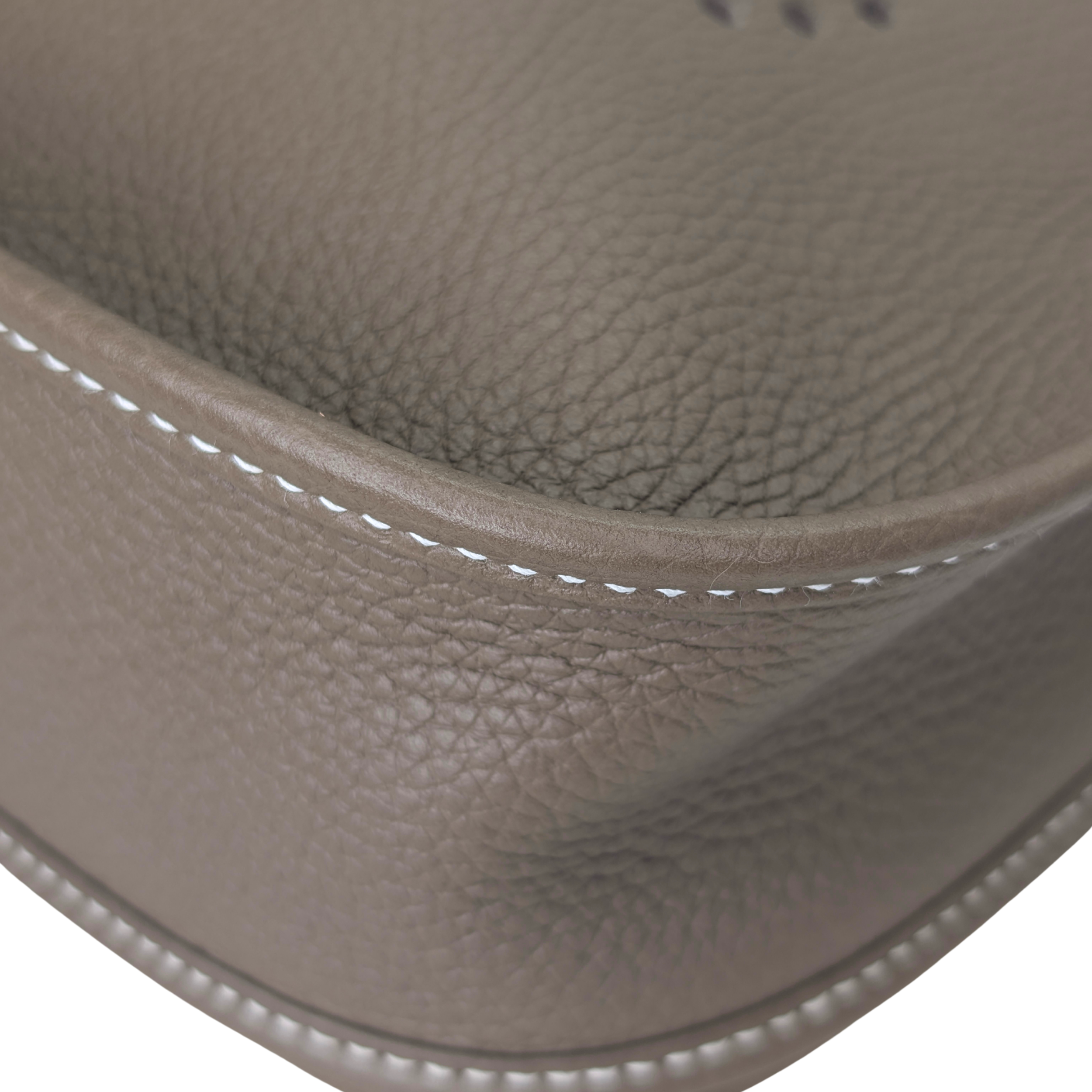 Hermes Evelyne III 29 Taurillon Clemence Etoupe Stamp U