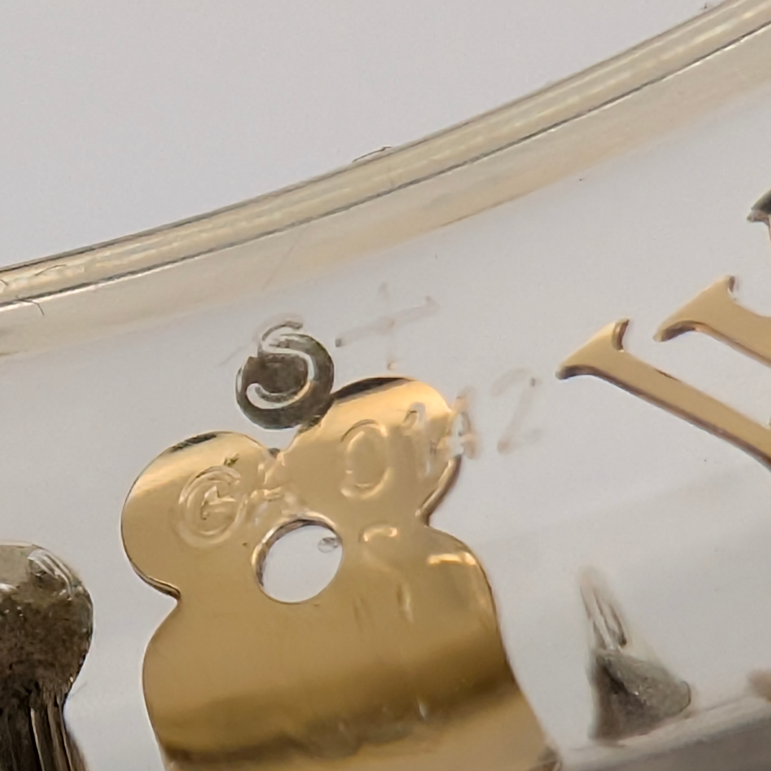 Louis Vuitton Resin Inclusion Bangle Bracelet