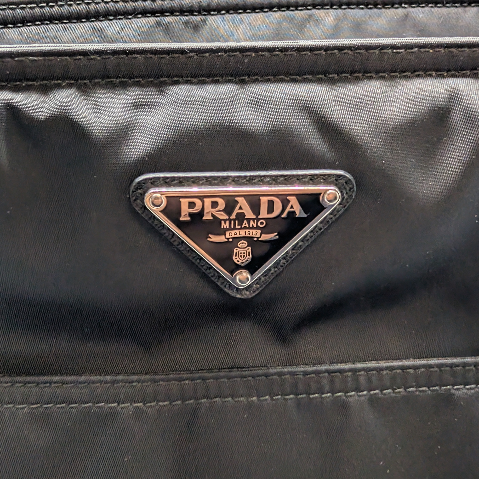 Prada Tessuto Re-Nylon Shopping Tote Black - Lost Designer