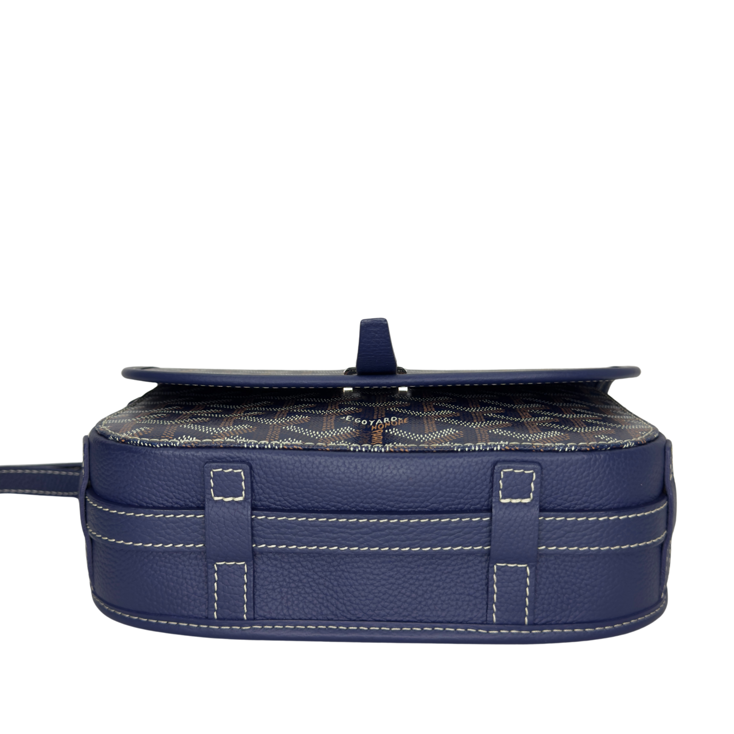 Goyard Belvedere II PM Crossbody Messenger Bag Navy