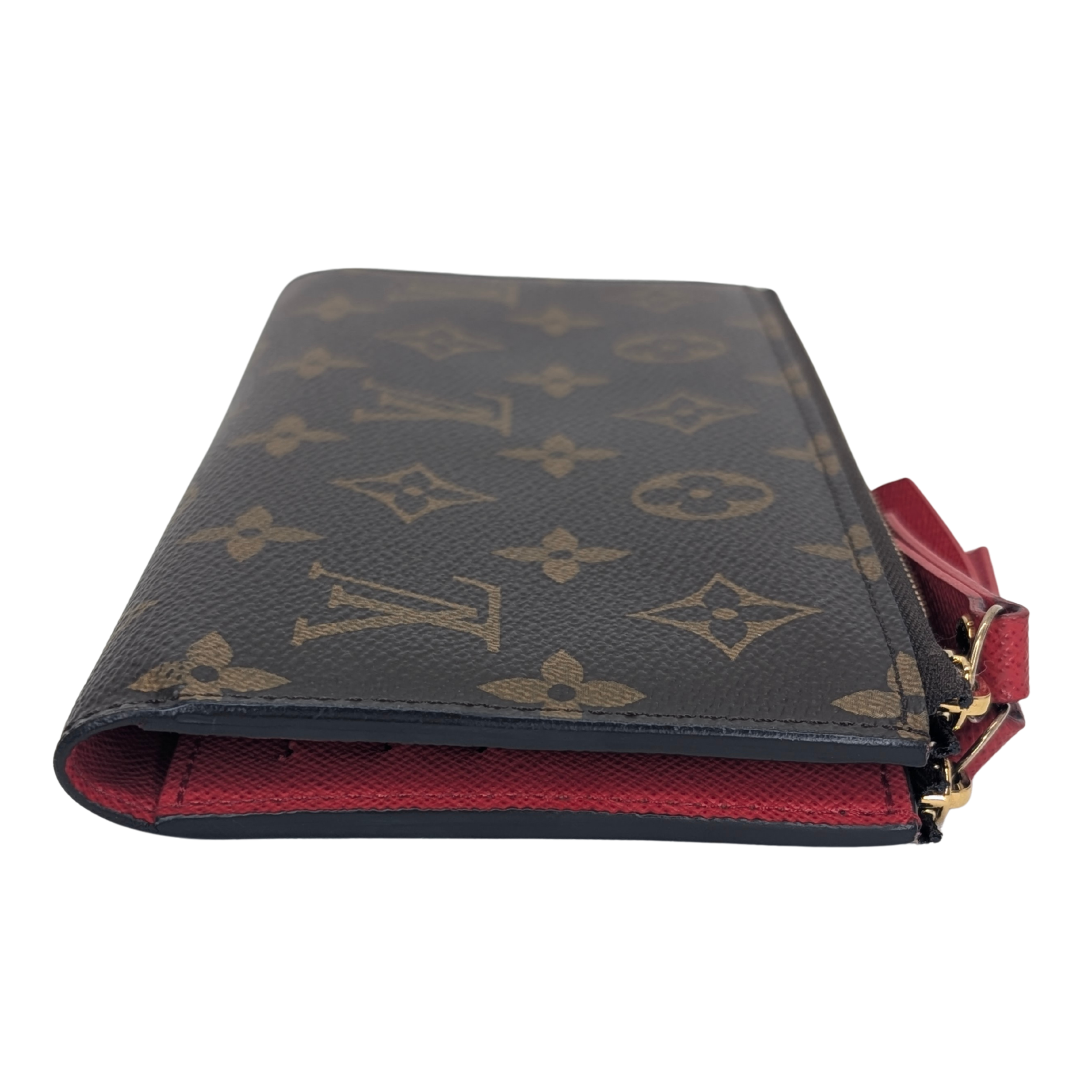 Louis Vuitton Coquelicot Monogram Canvas Adele Wallet