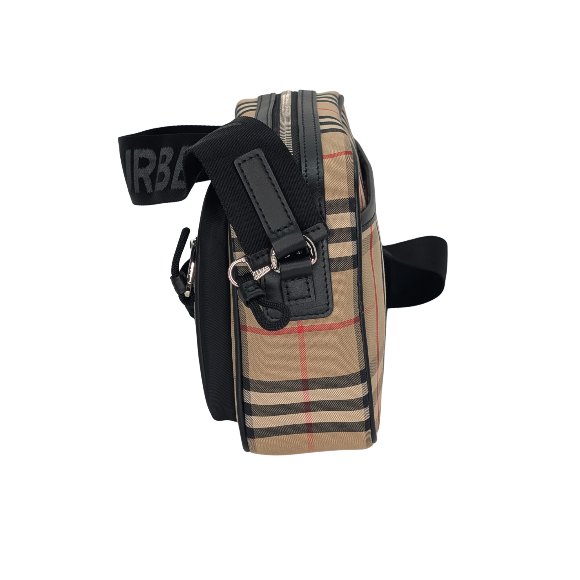 Burberry Vintage Check Crossbody Bag Beige