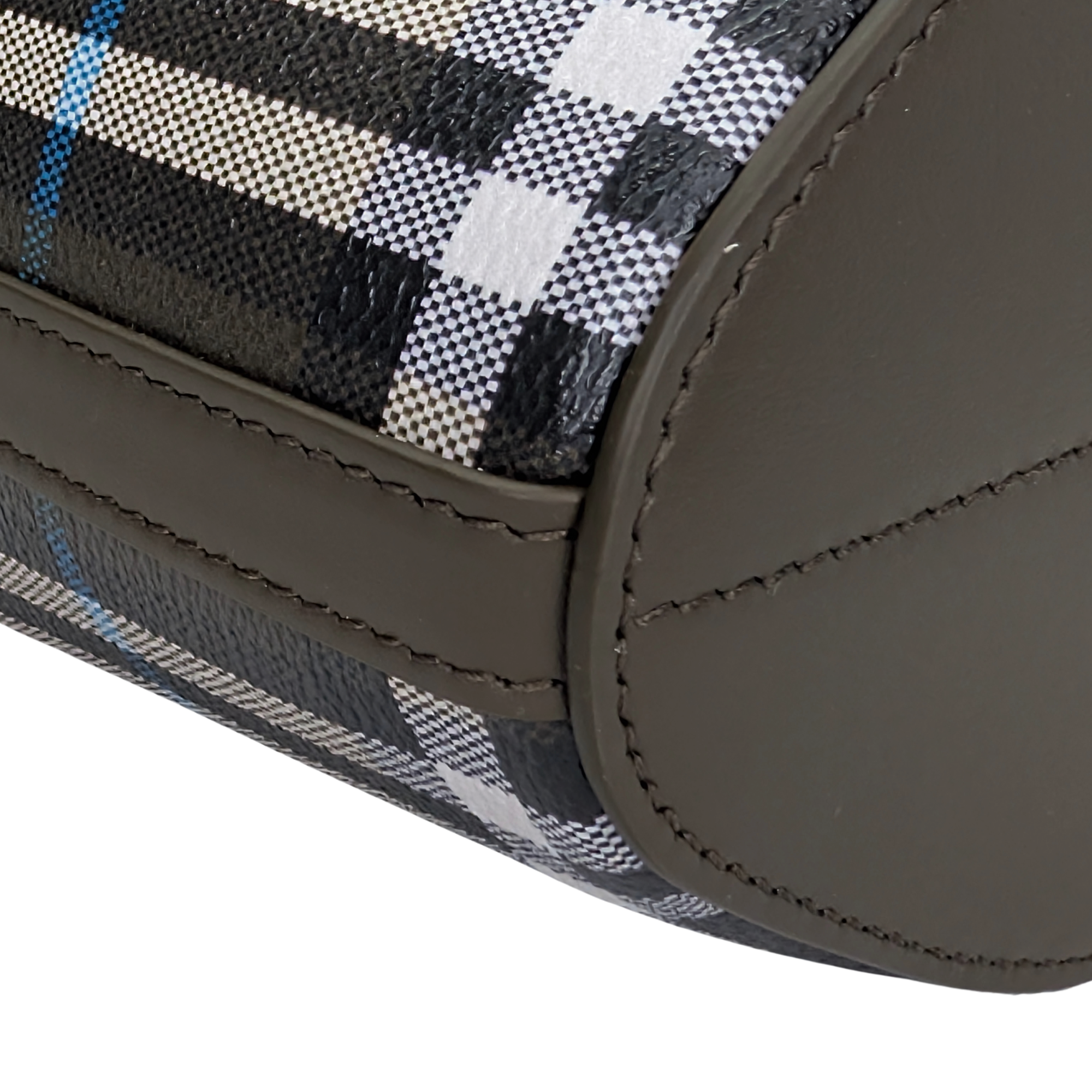 Burberry Mini Drawstring Bucket Bag Grey