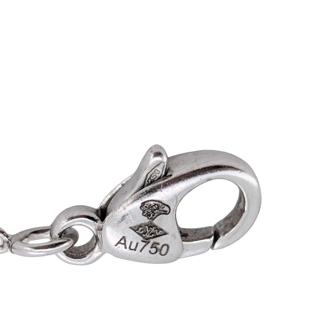 Louis Vuitton Idylle Blossom LV Pendant 18k White Gold Diamond
