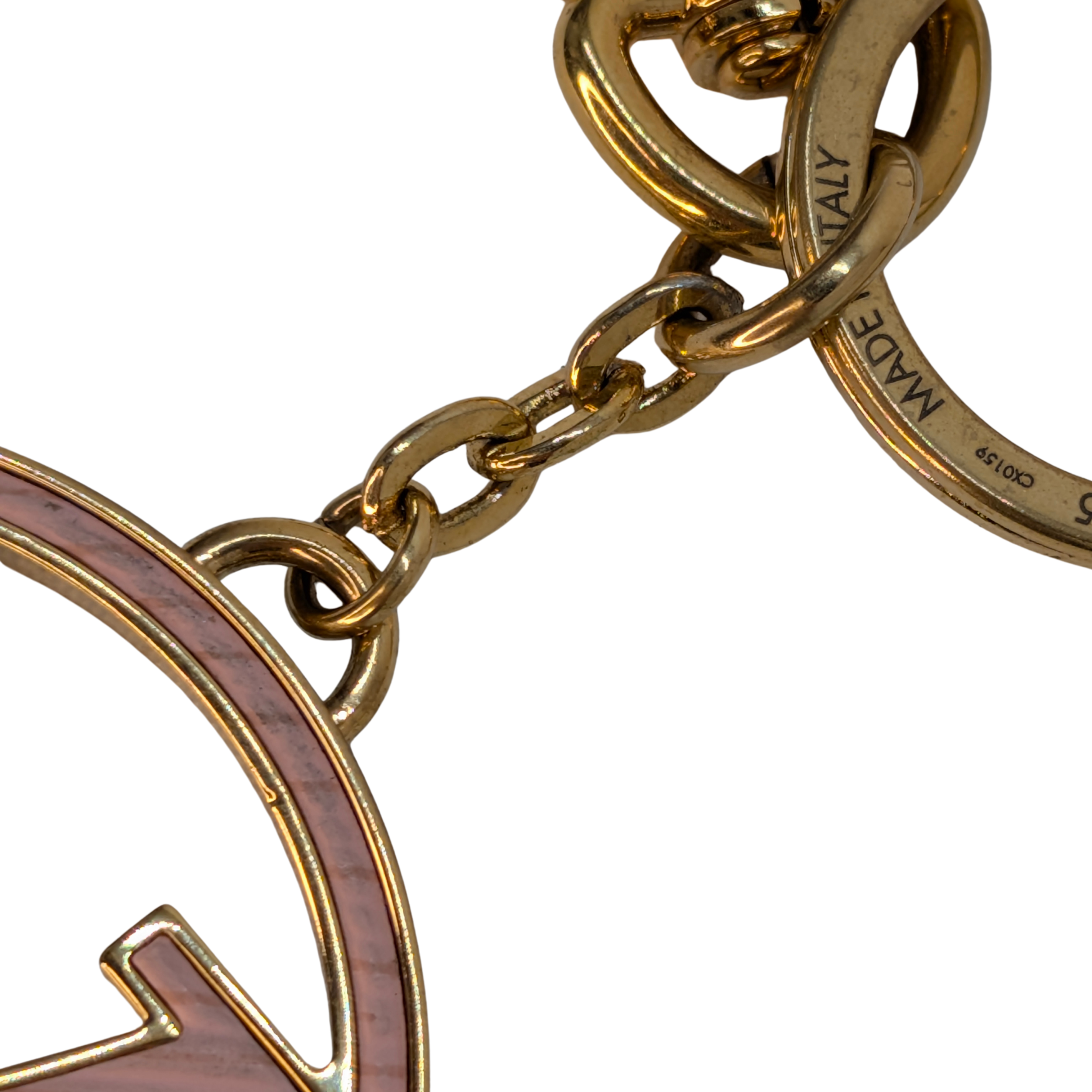 Louis Vuitton Red Epi Leather Key Holder Bag Charm