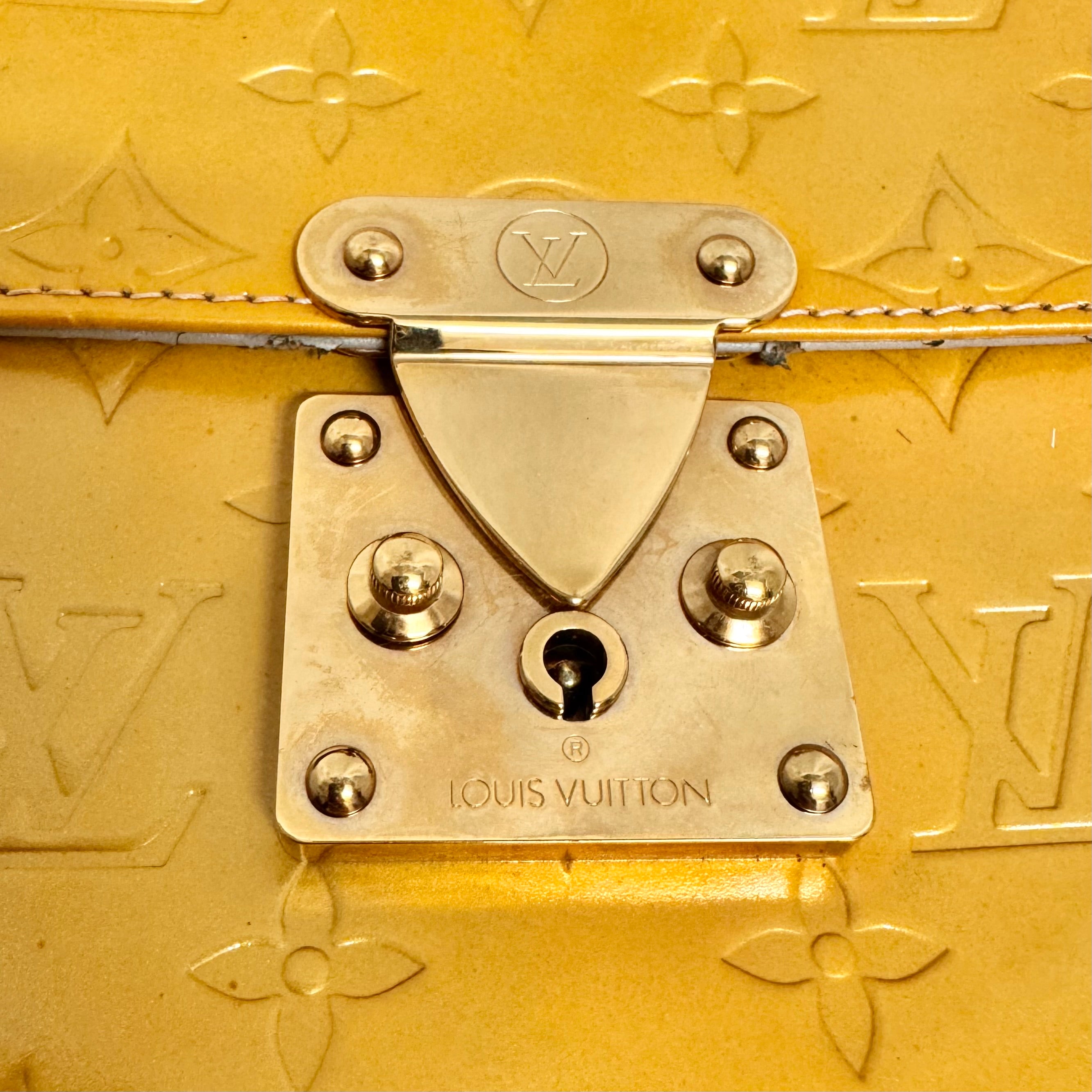 Louis Vuitton Vernis Street Bag Yellow