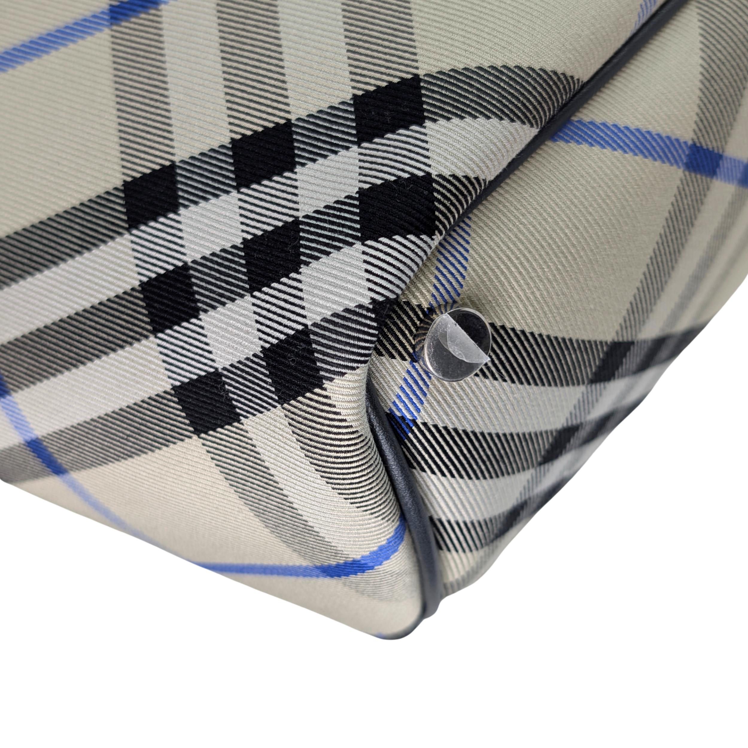 Burberry Check Medium Canvas Tote Bag