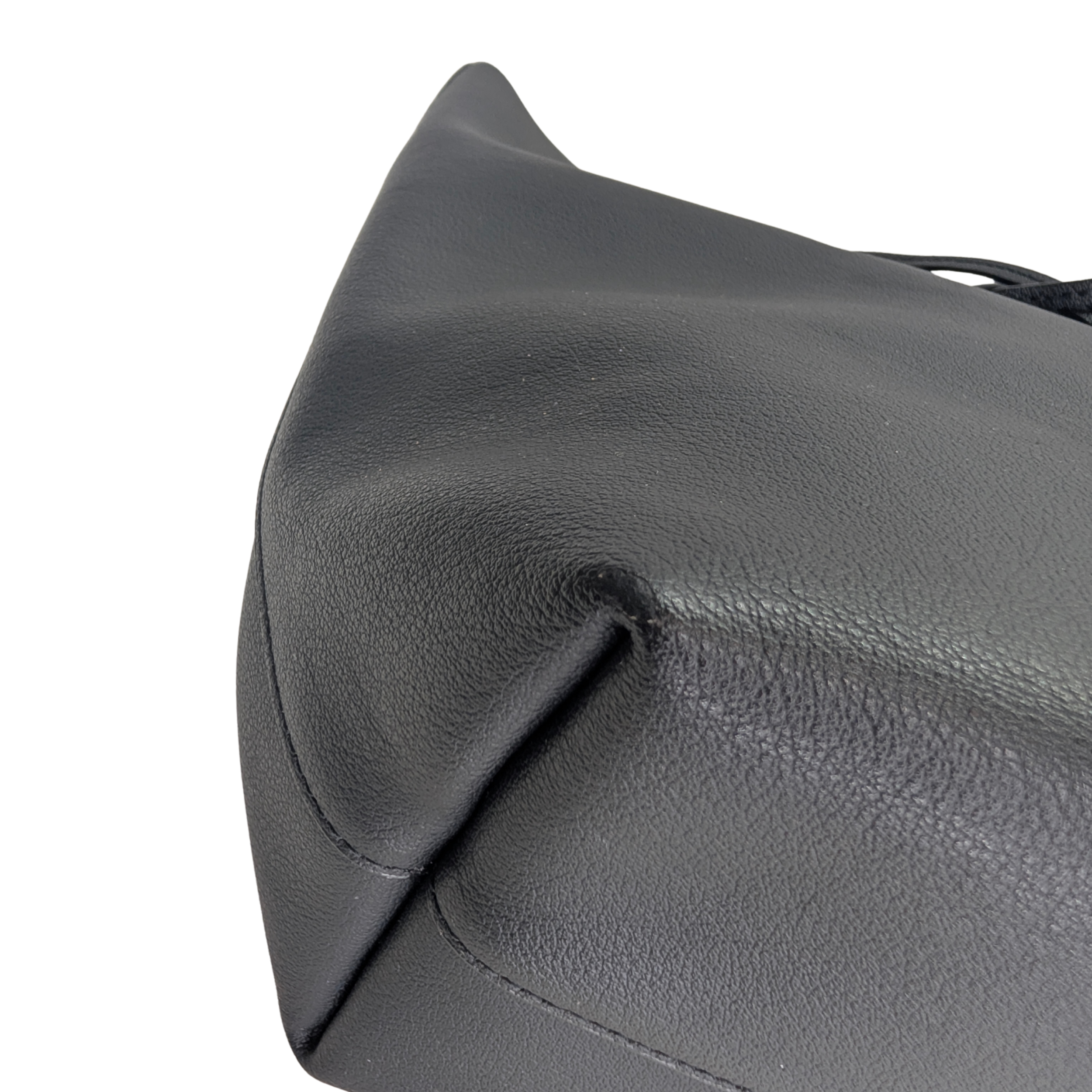 Saint Laurent Shopping Tote Leather Black