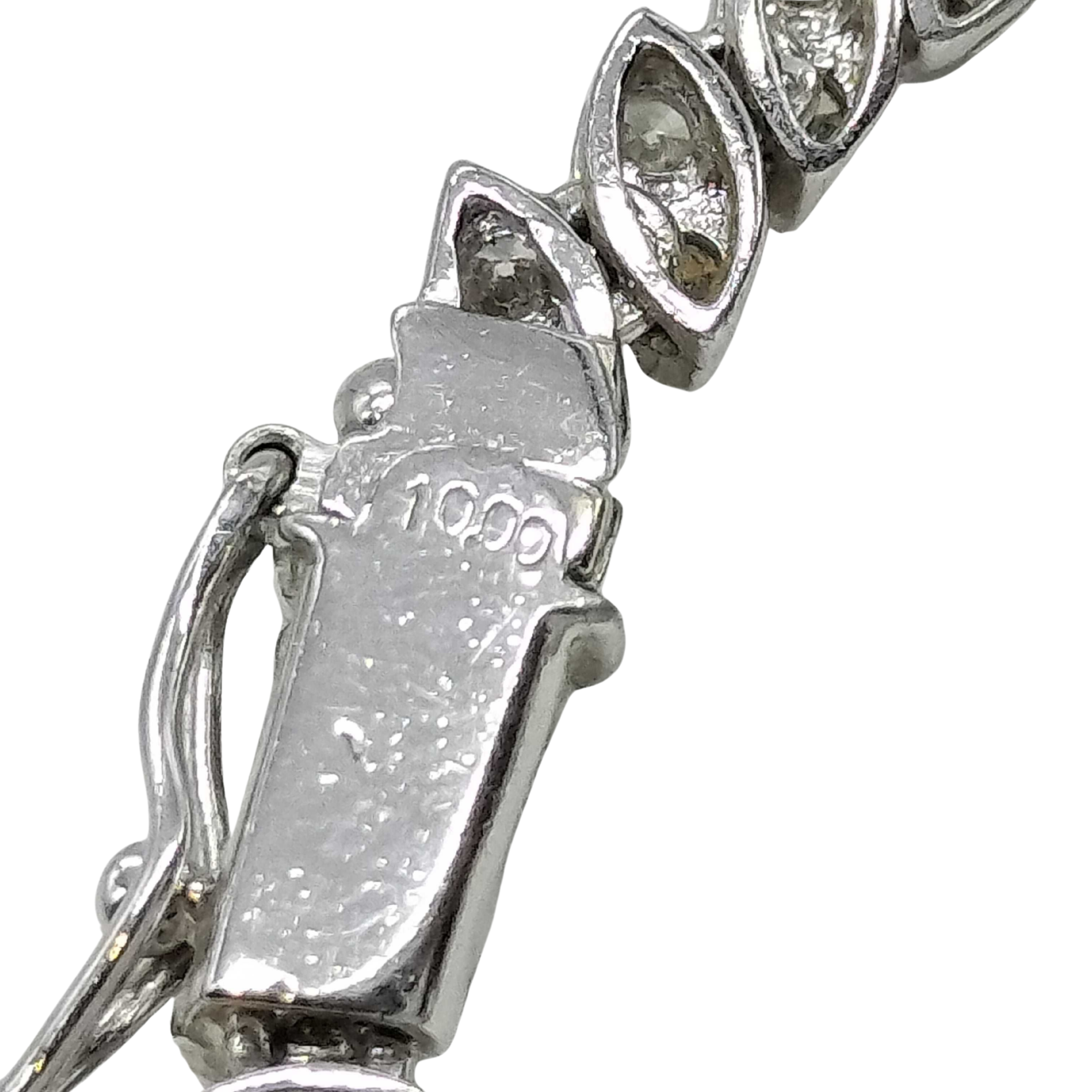 10.0ct Platinum Natural Round Brilliant Diamond Collar Necklace