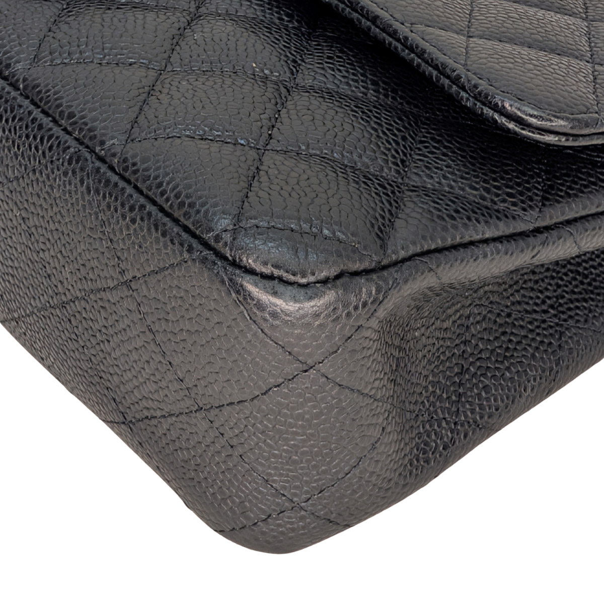 Chanel Medium Classic Double Flap Caviar Leather Black GHW