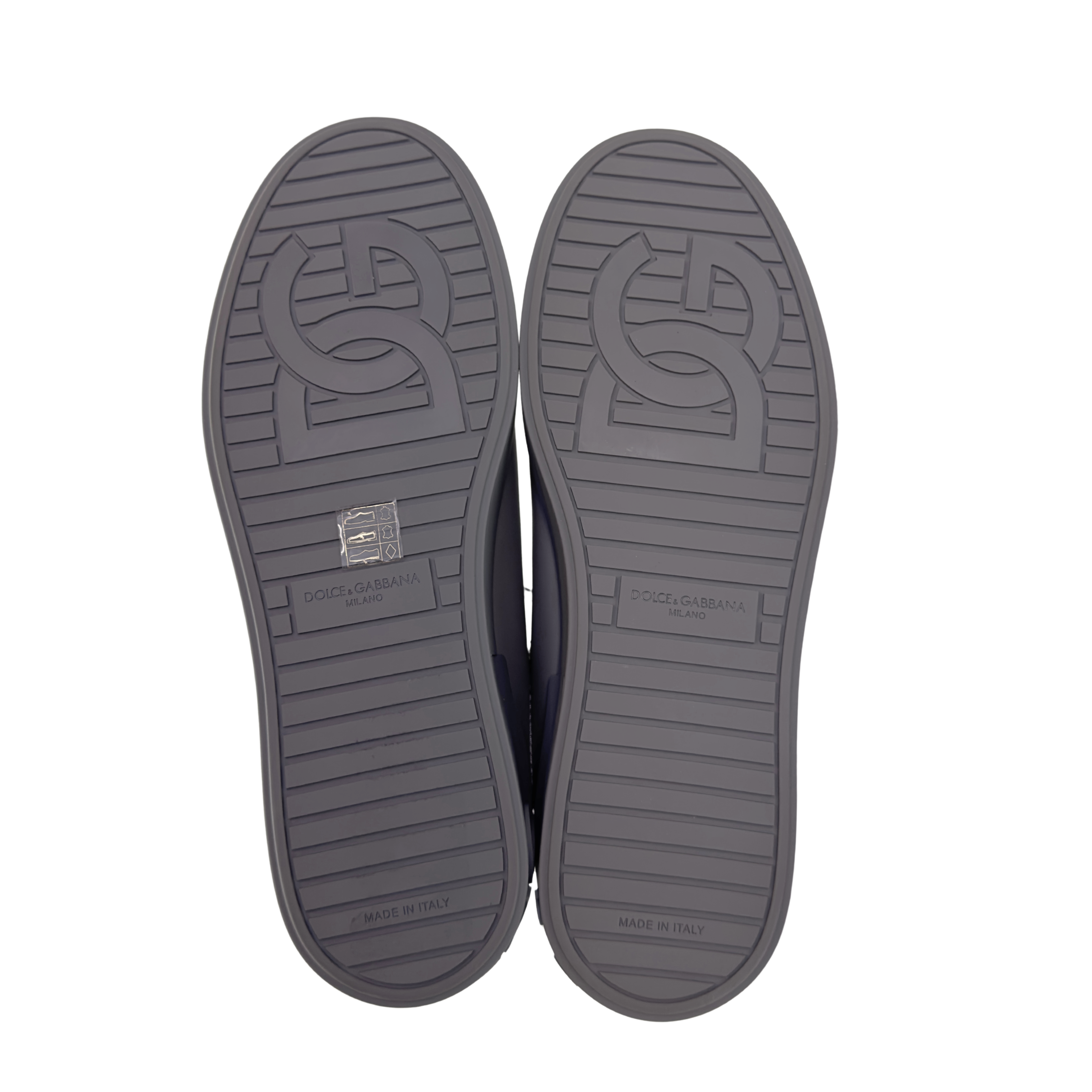 Dolce & Gabbana Men's Portofino Sneakers Leather Grey
