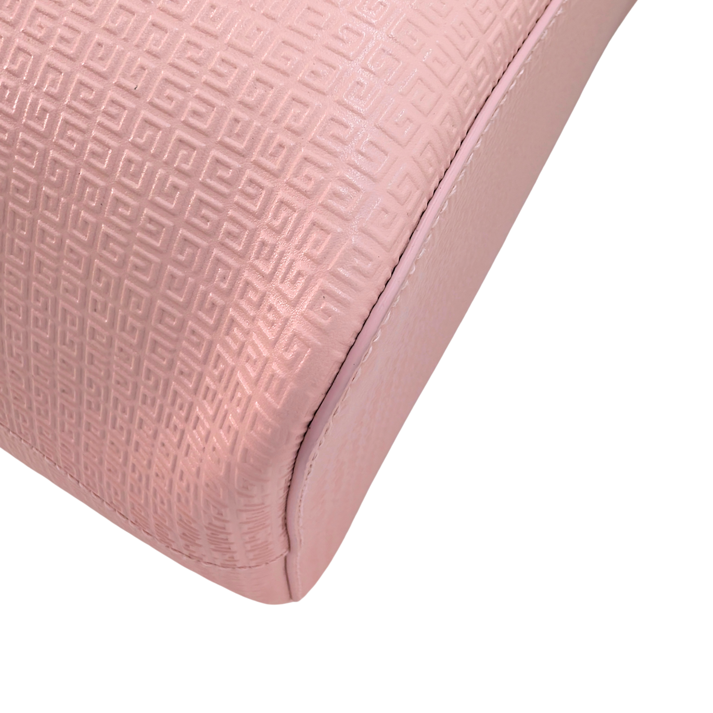 Givenchy Calfskin Logo Embossed Wing Shopper Tote Bag Blush Pink