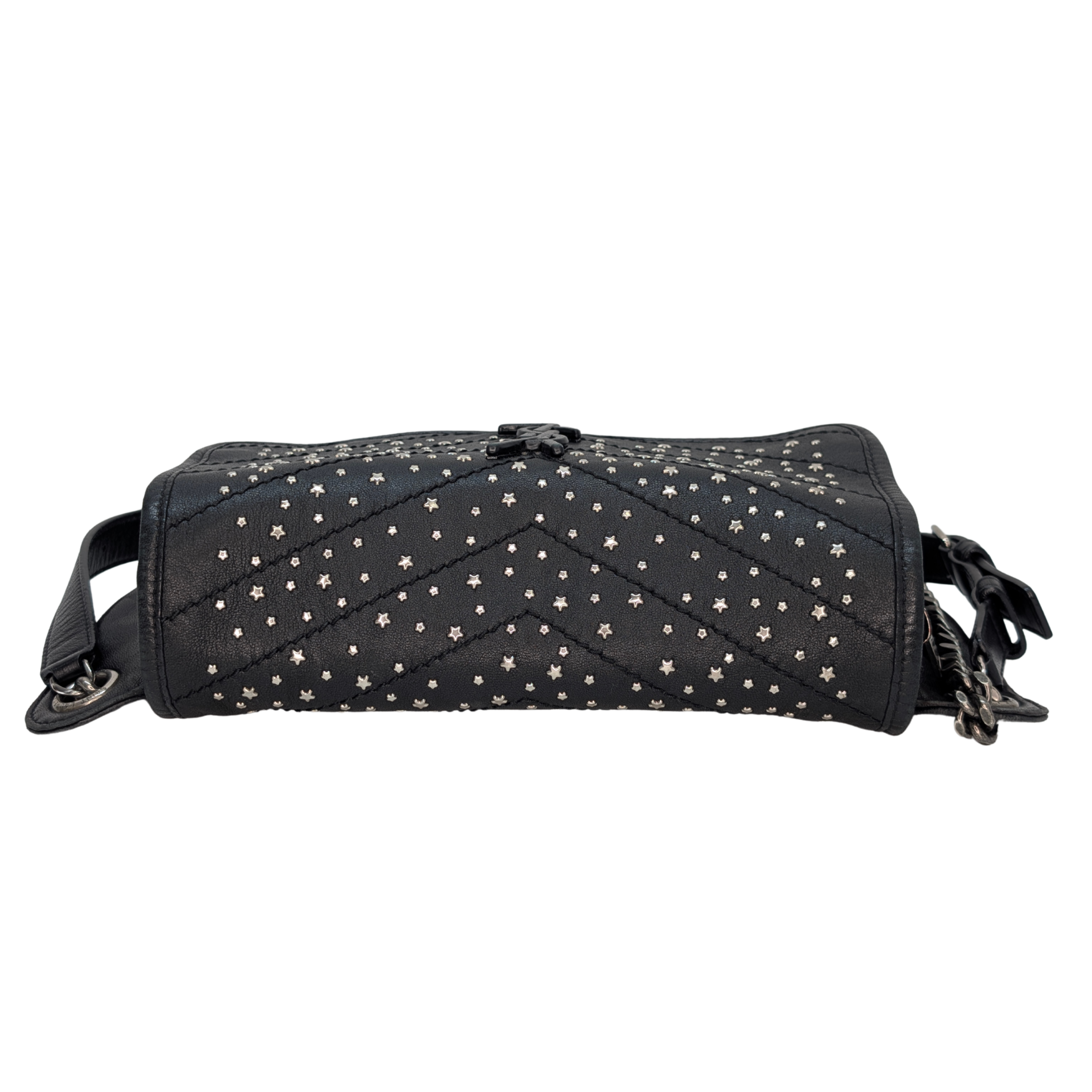 Yves Saint Laurent Niki Stardust studded Bag Black