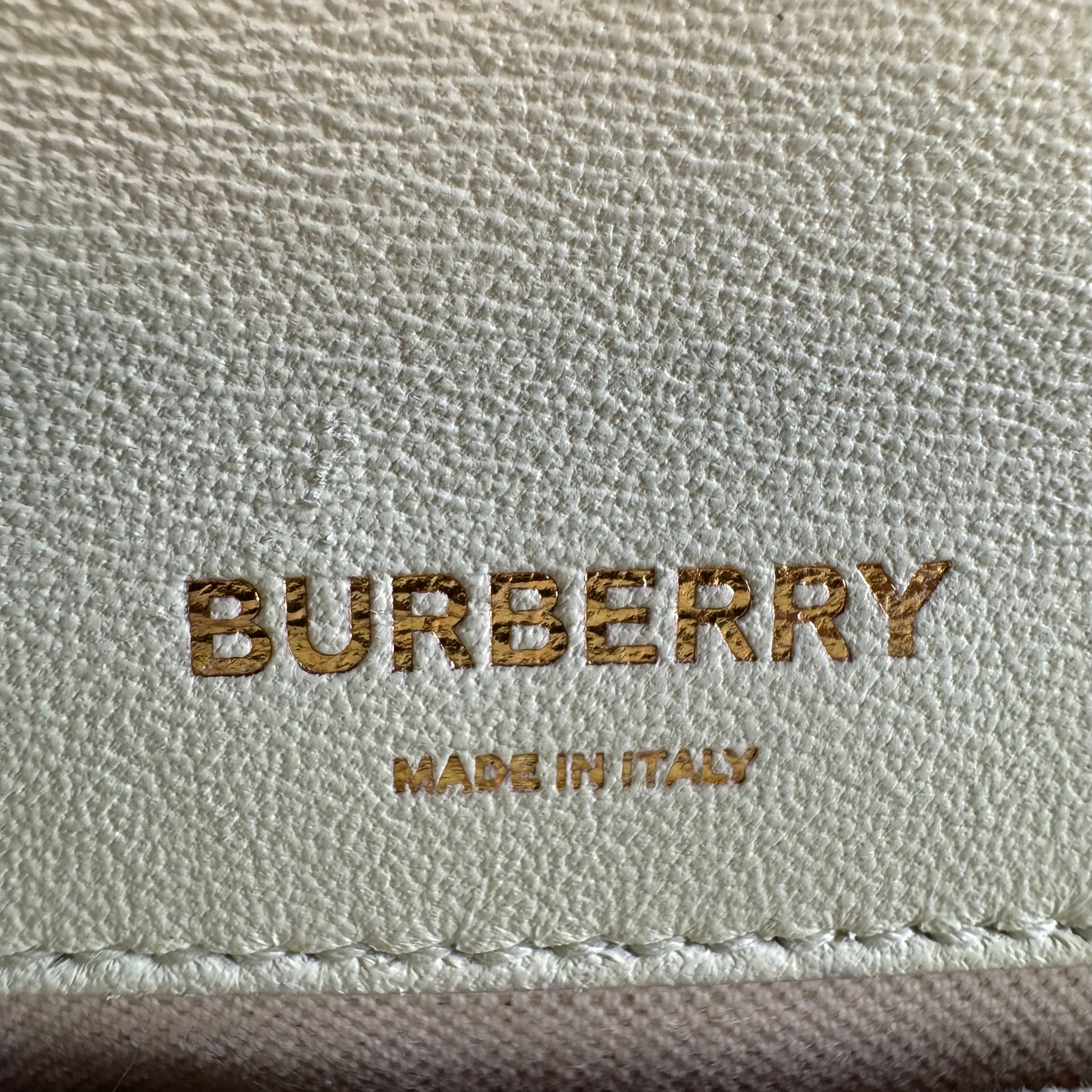 Burberry Lola Crossbody Bag Leather Green