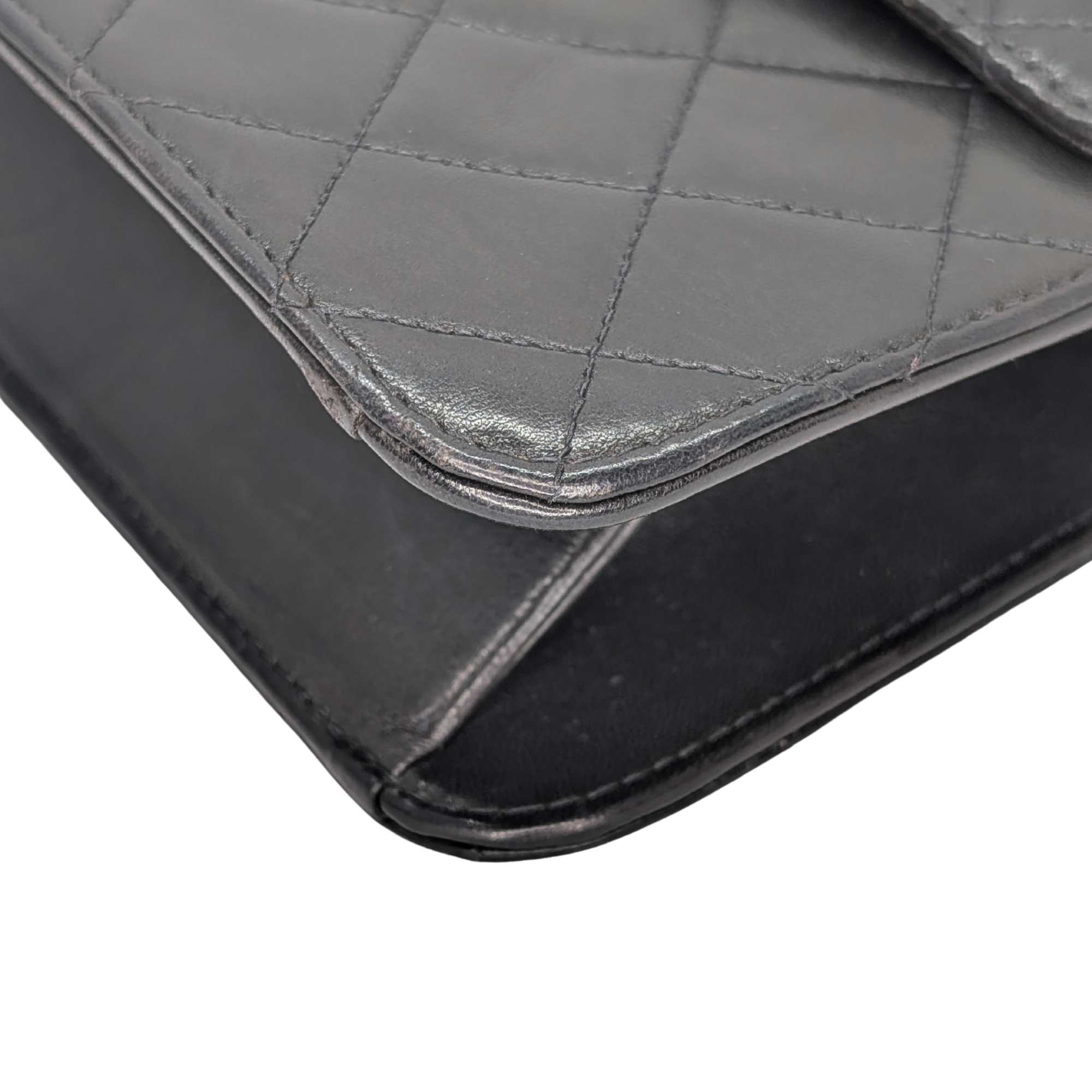 Chanel Quilted Single Flap Timeless/Classique Shoulder Bag Black