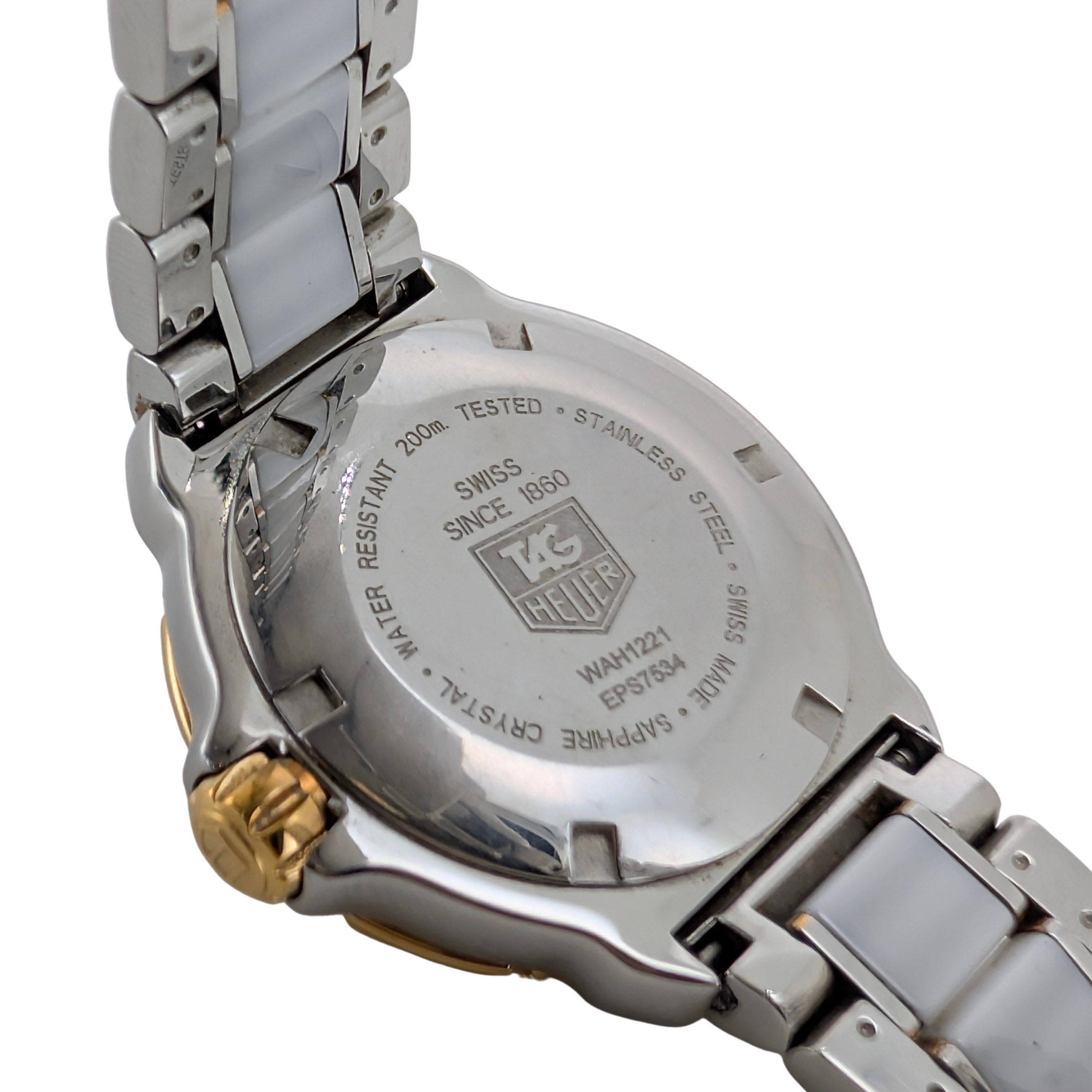 TAG Heuer Formula 1 Ceramic Diamond Watch WAH1221 White 37mm