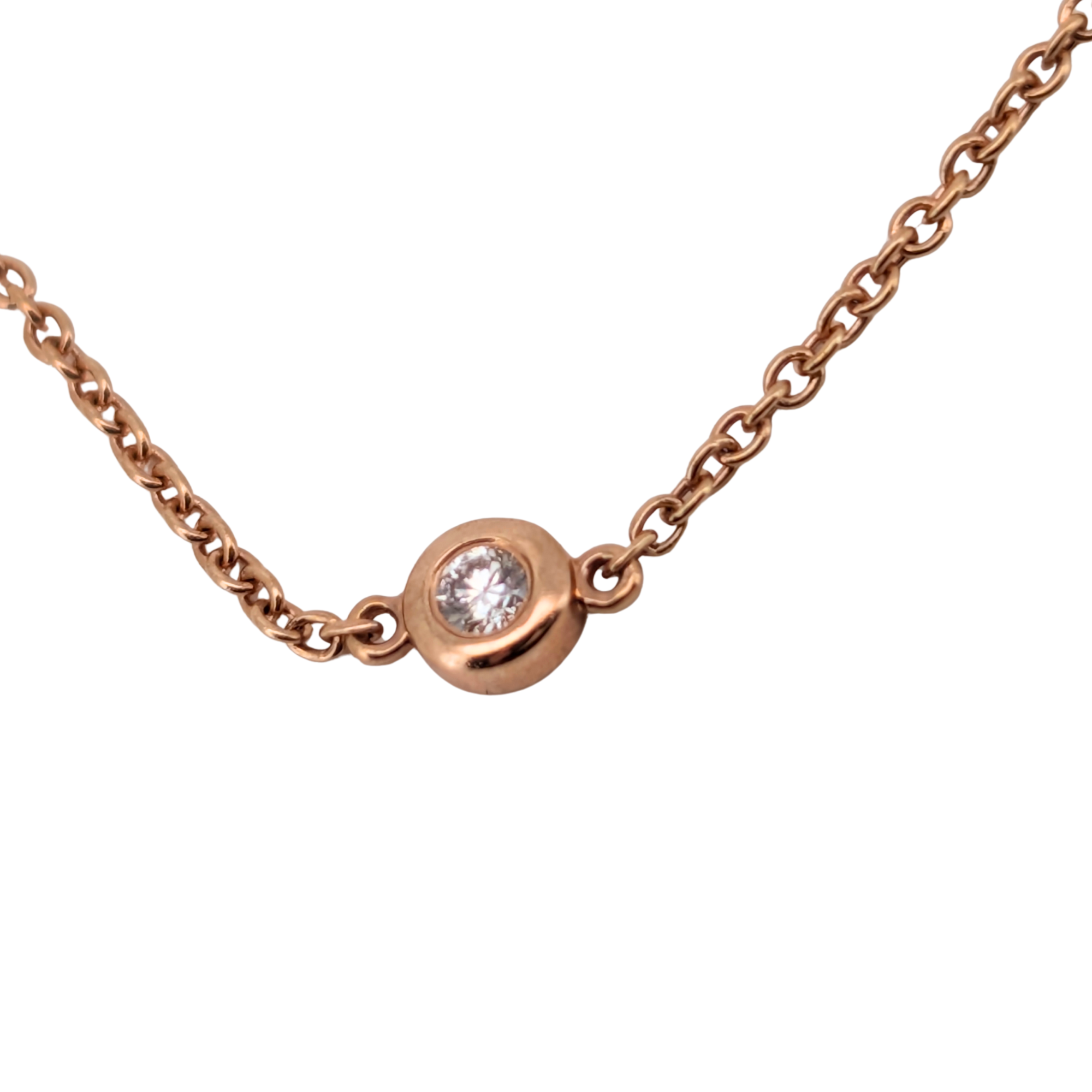 Qeelin Wulu Petite Diamond 18K Rose Gold Necklace
