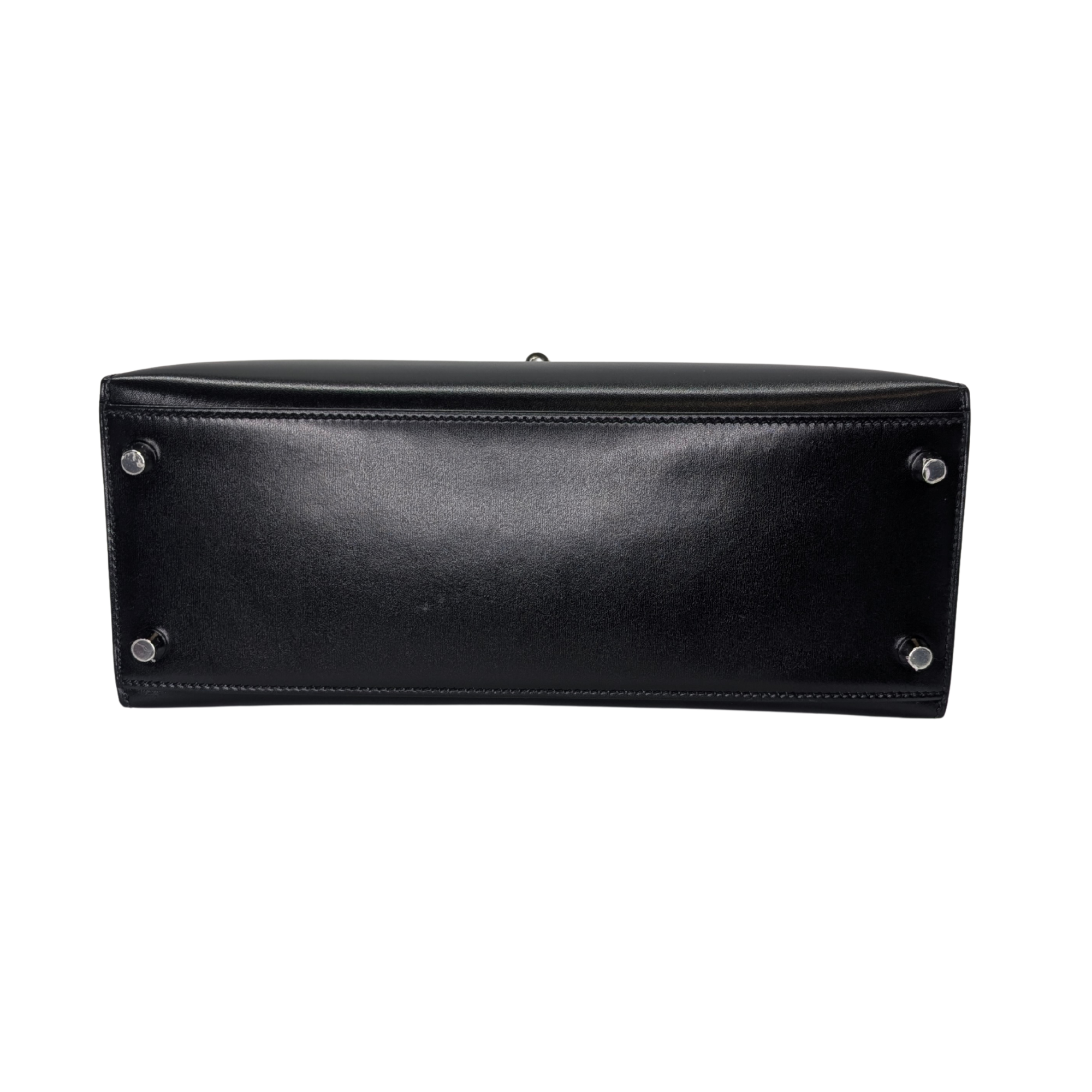 Hermès Kelly 28 SHW Box Leather W Stamp 2024 Black